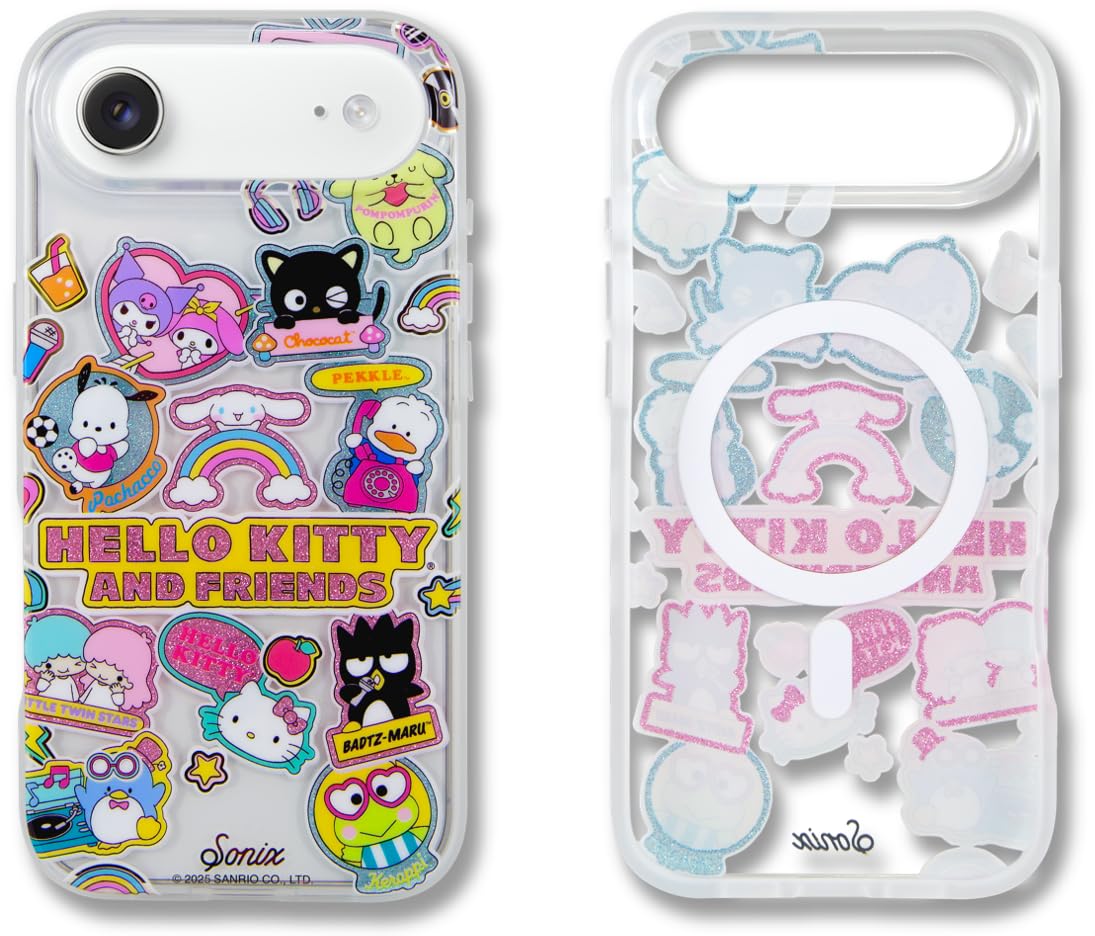 Sonix x Sanrio Case for iPhone 17 Air | Compatible with MagSafe | 10ft Drop Tested | Hello Kitty and Friends Stickers