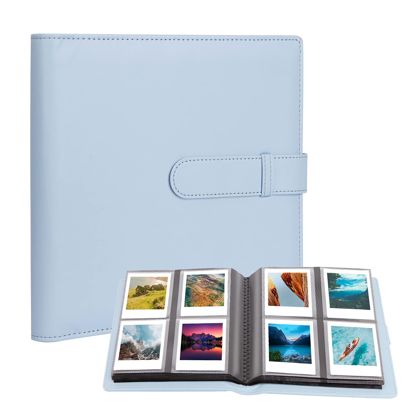 256 Pockets Photo Album For Fujifilm Instax Square Sq1/Sq6/Sq10/Sq20 Camera, Kodak Mini 3 Square,Mini Shot 3 Square, Mini Shot 3 Square Printer, Album For Instax Square Photo, Kodak 3X3 Photo