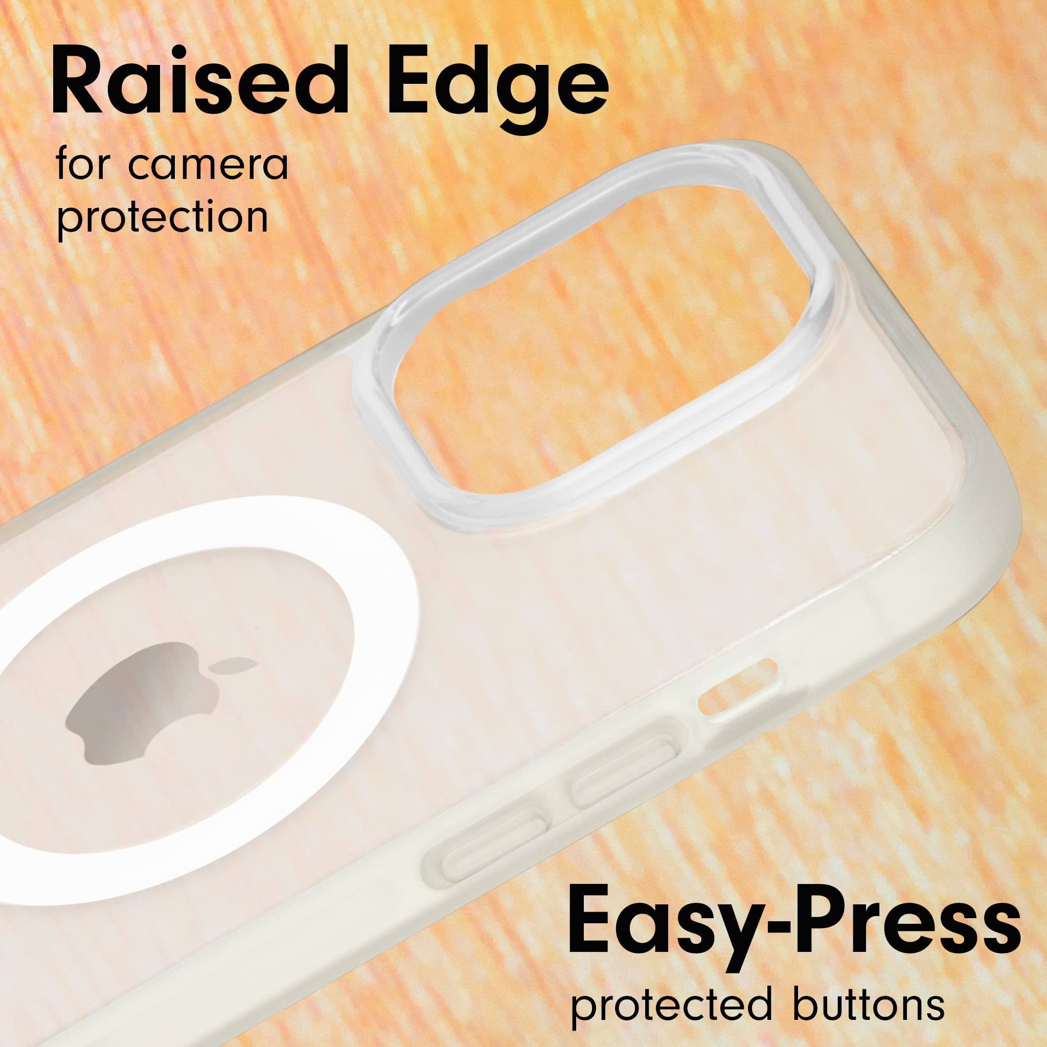 Sonix Glow In The Dark Case For Iphone 14 Pro Max | Compatible With Magsafe | 10Ft Drop Tested | Clear Glow