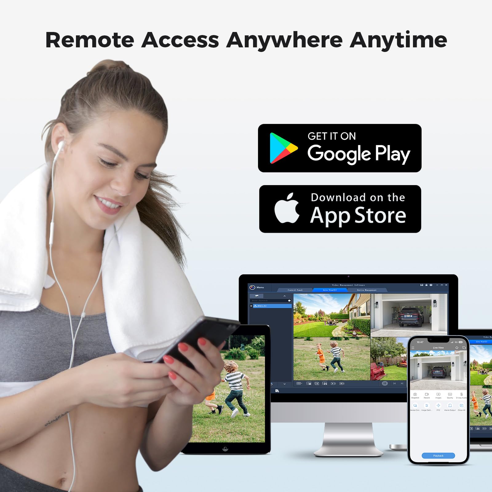 Hiseeu 3K 8 Channel Dvr Security Digital Video Recorder Advanced 5Mp Dvr With Person Vehicle Detection For Cctv Security Camera,Ahd/Tvi/Cvi/Cvbs/Ipc,Remote Access,No Monthly Fee,No Hard Drive