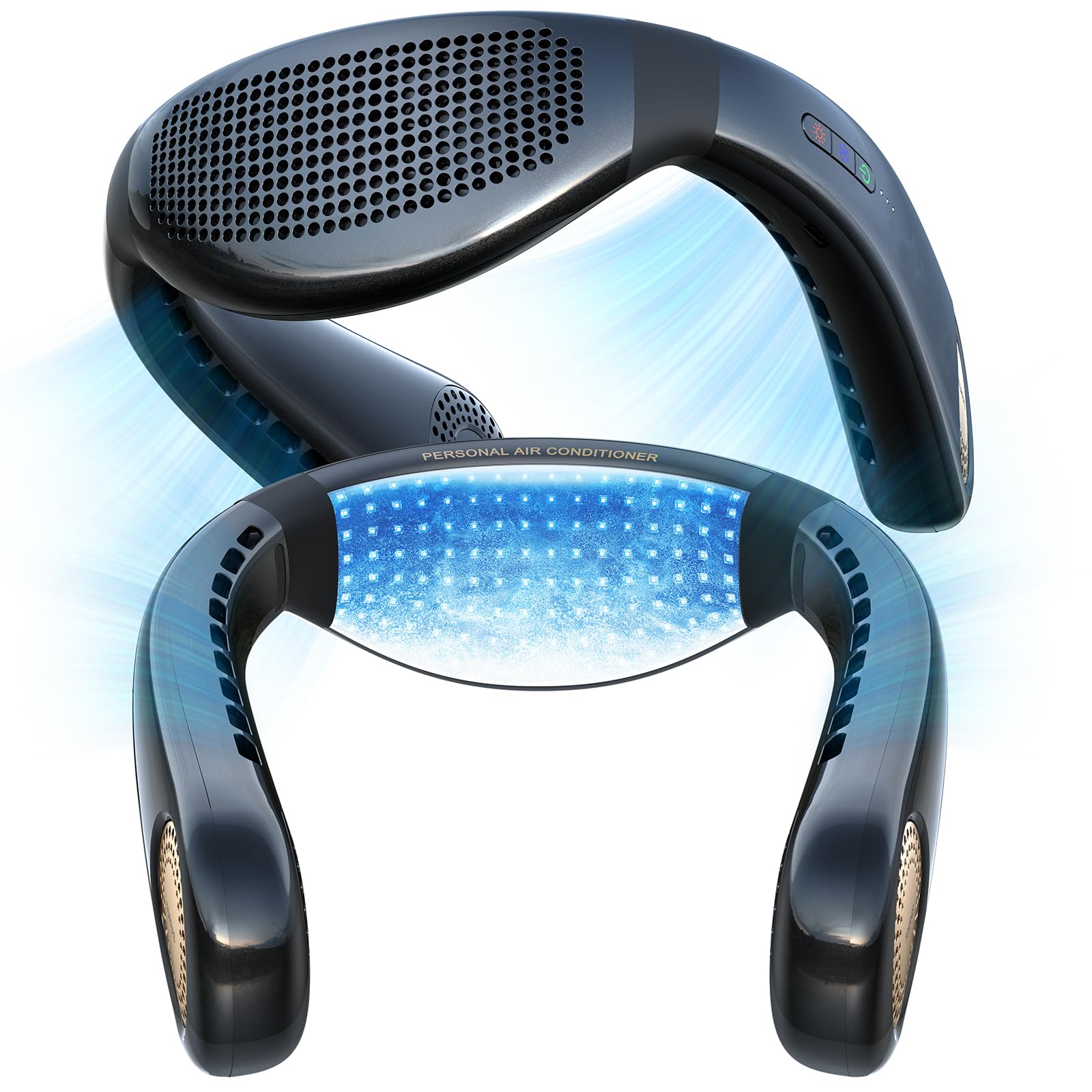 TORRAS [COOLiFY Air2024 Upgrade Neck Air Conditioner, Ultra-Light Portable Neck Fan Rechargeable, Personal Cooling Device Neck F