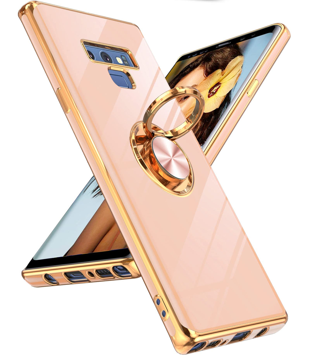 Leyi For Samsung Galaxy Note 9 Case With Ring Stand [360