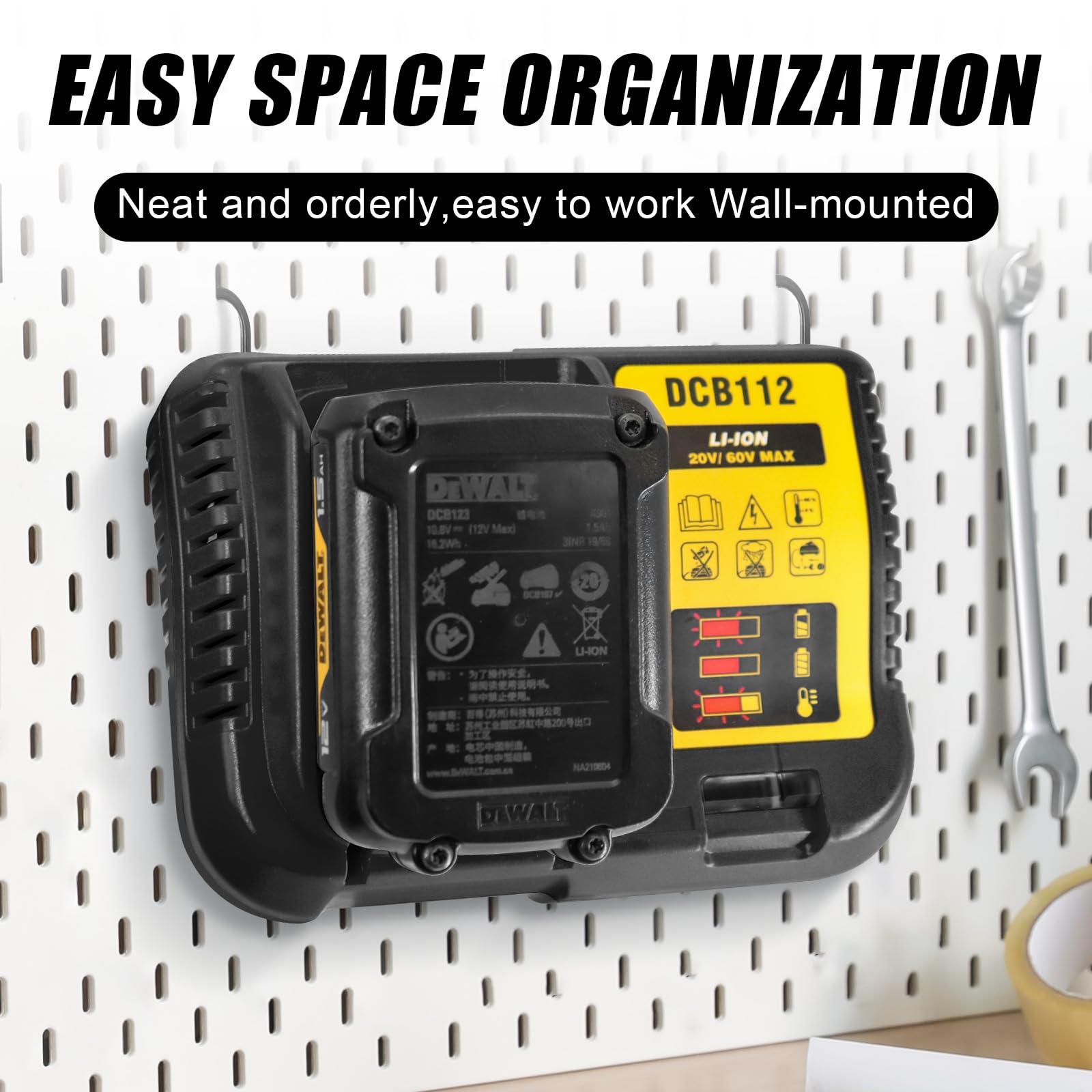 Dcb112 For Dewalt Battery Charger Replacement For Dewalt 12V 20V And 60V Max Lithium Ion Battery Dcb205 Dcb112 Dcb201 Dcb200 Dcb