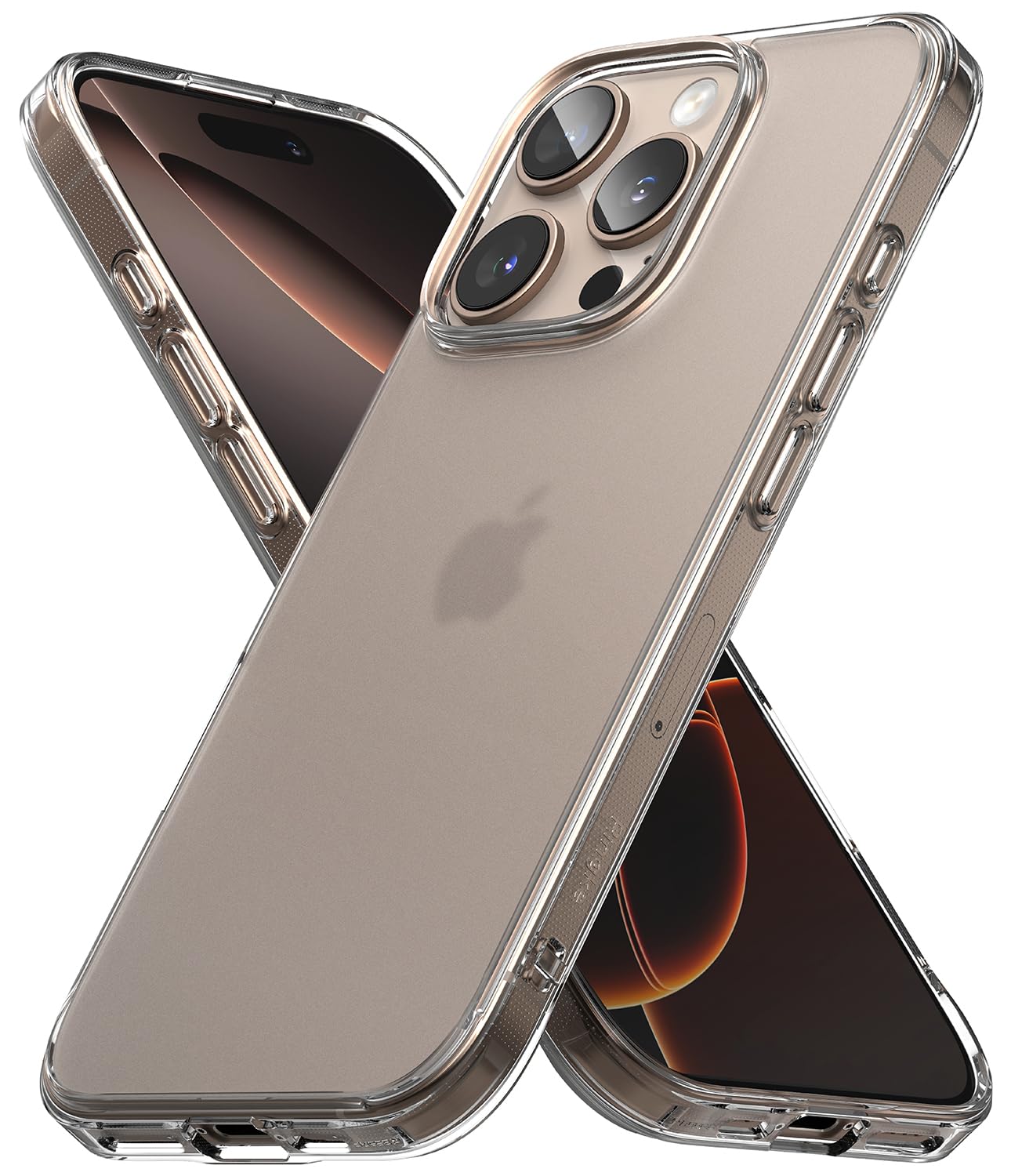 Ringke Fusion [Oil & Dirt Resistant] Compatible with iPhone 16 Pro Case, UV Coating for Scratch & Discoloration Resistant, Shock