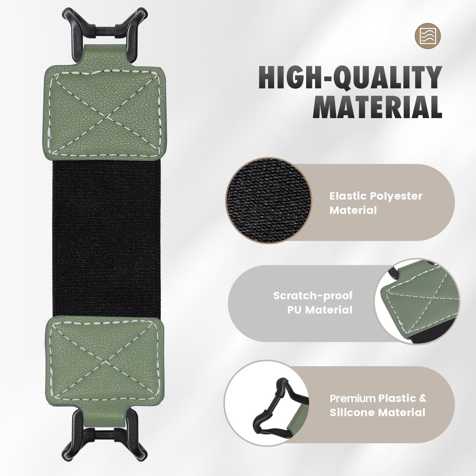 Moko Security Hand-Strap For 6-8 Ereaderfire Tablet, Kindle/Kobo/Voyaga/Lenovo/Sony Kindle E-Book Tablet, Elastic Versatile Hand