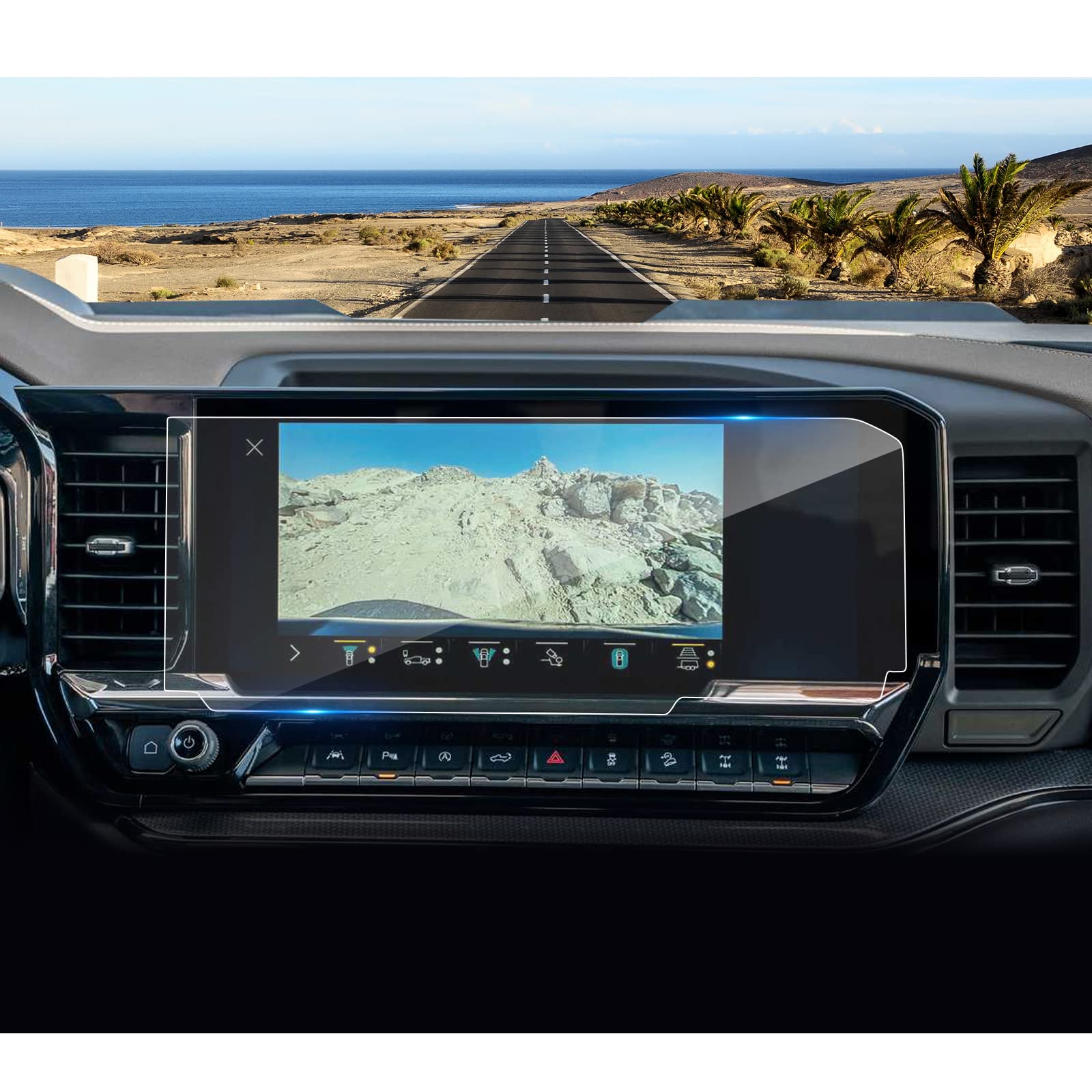 Coleya 2022 2025 Silverado 1500/2500Hd/3500Hd Screen Protector For Chevrolet Silverado (Lt/Rst/Zr2/Ltz/Lt Trail Boss/High Countr