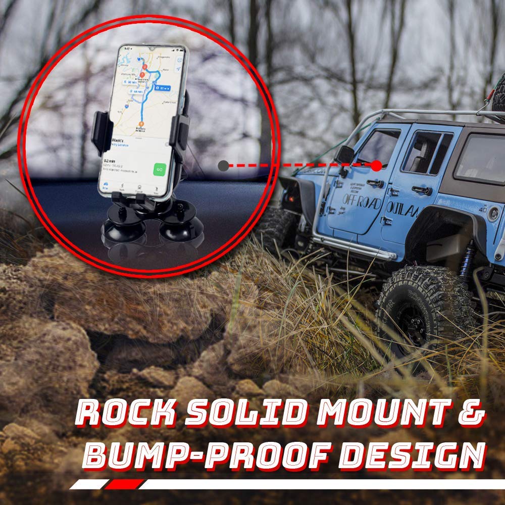 Lucky Dashboard Universal Car Phone Mount Veichle Suction Cup Mount Holder, Fish Finder Gps Cup Holder Mount For Boat Canoe Kaya