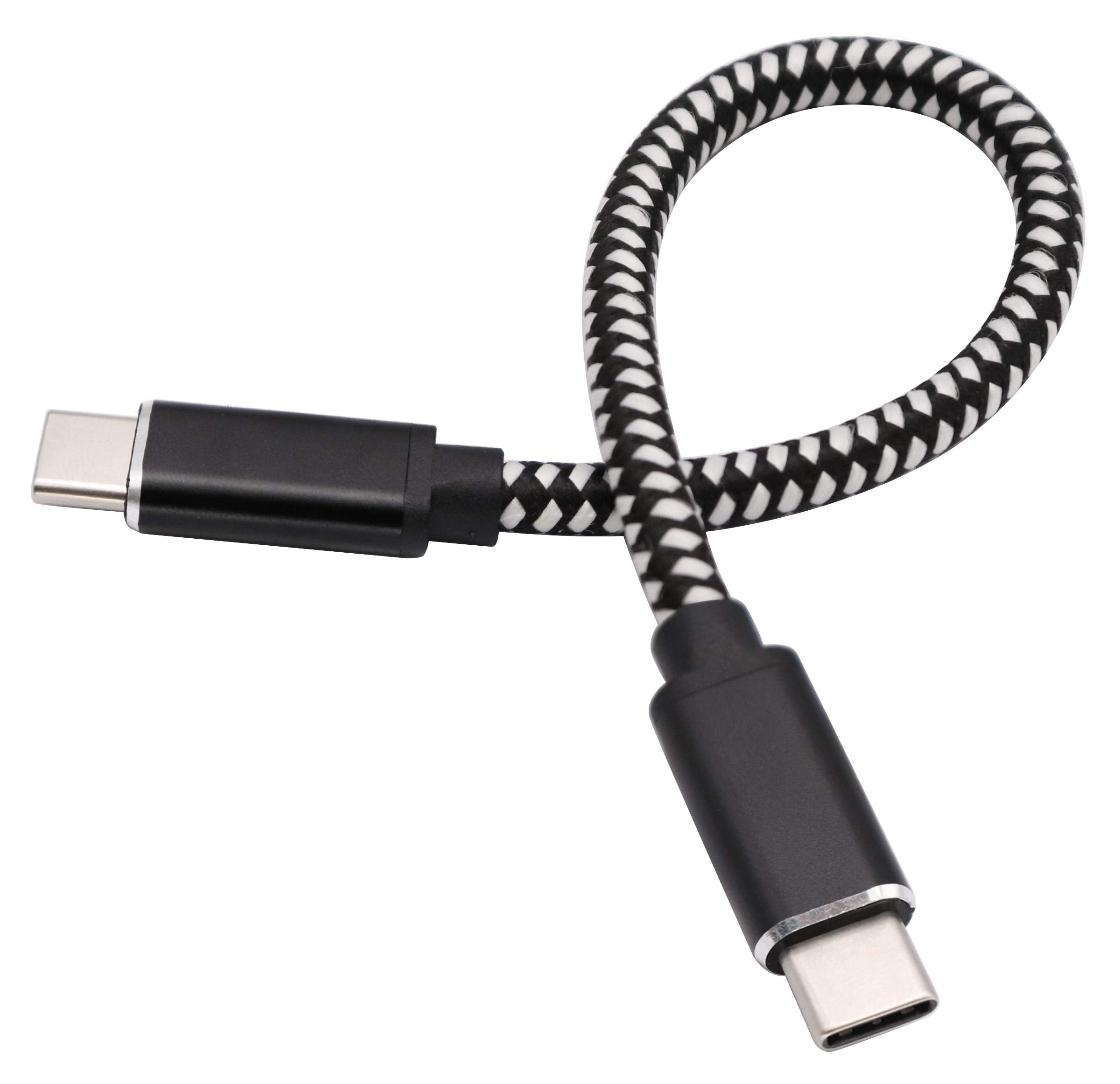 Aaotokk 100W/5A Usb-C To Usb-C 3.1 Male Gen 2 (10Gbps) Connector Extension Cable, Supports Charging, Data, Audio, Video Cable Fo