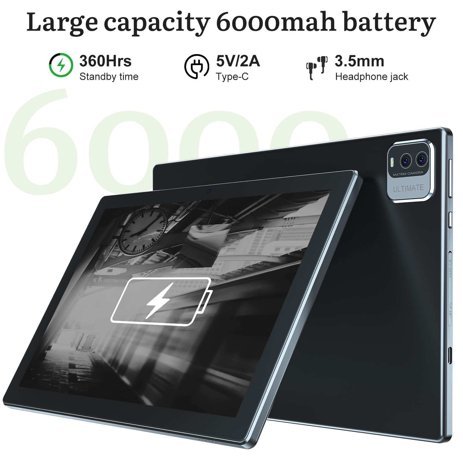 2 In 1 Tablet With Keyboard 10 Inch Android 11 Tablets, 4Gb+64Gb+512Gb Expand 1.8Ghz Quad Core Tablet Pc, 1280X800 Ips Touch Scr