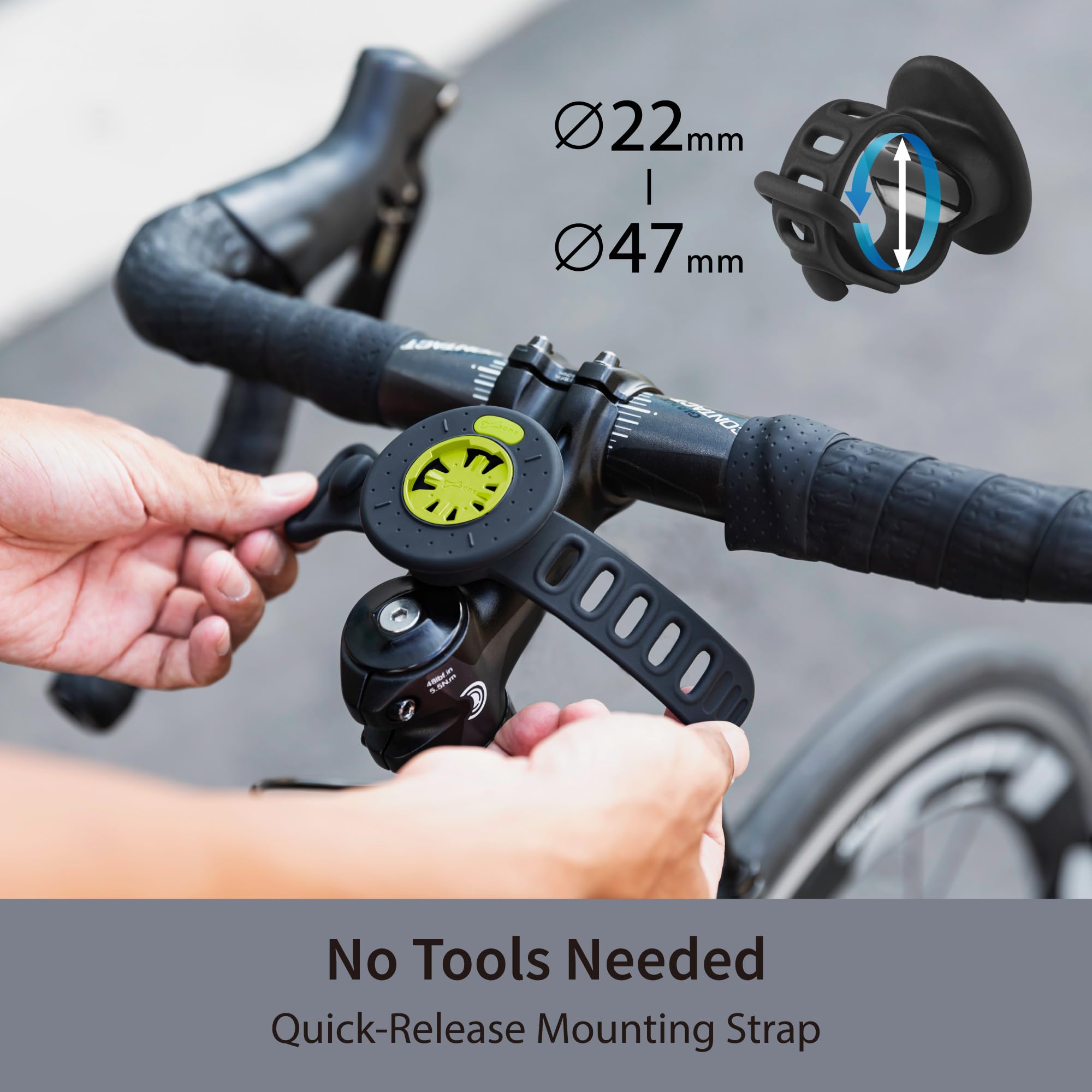 Bone Run + Bike Tie Connect Kit 2 Magnetic, 2-In-1 Magnetic Running & Bike Phone Holder, Detachable & Rotatable 360 Sport Armban