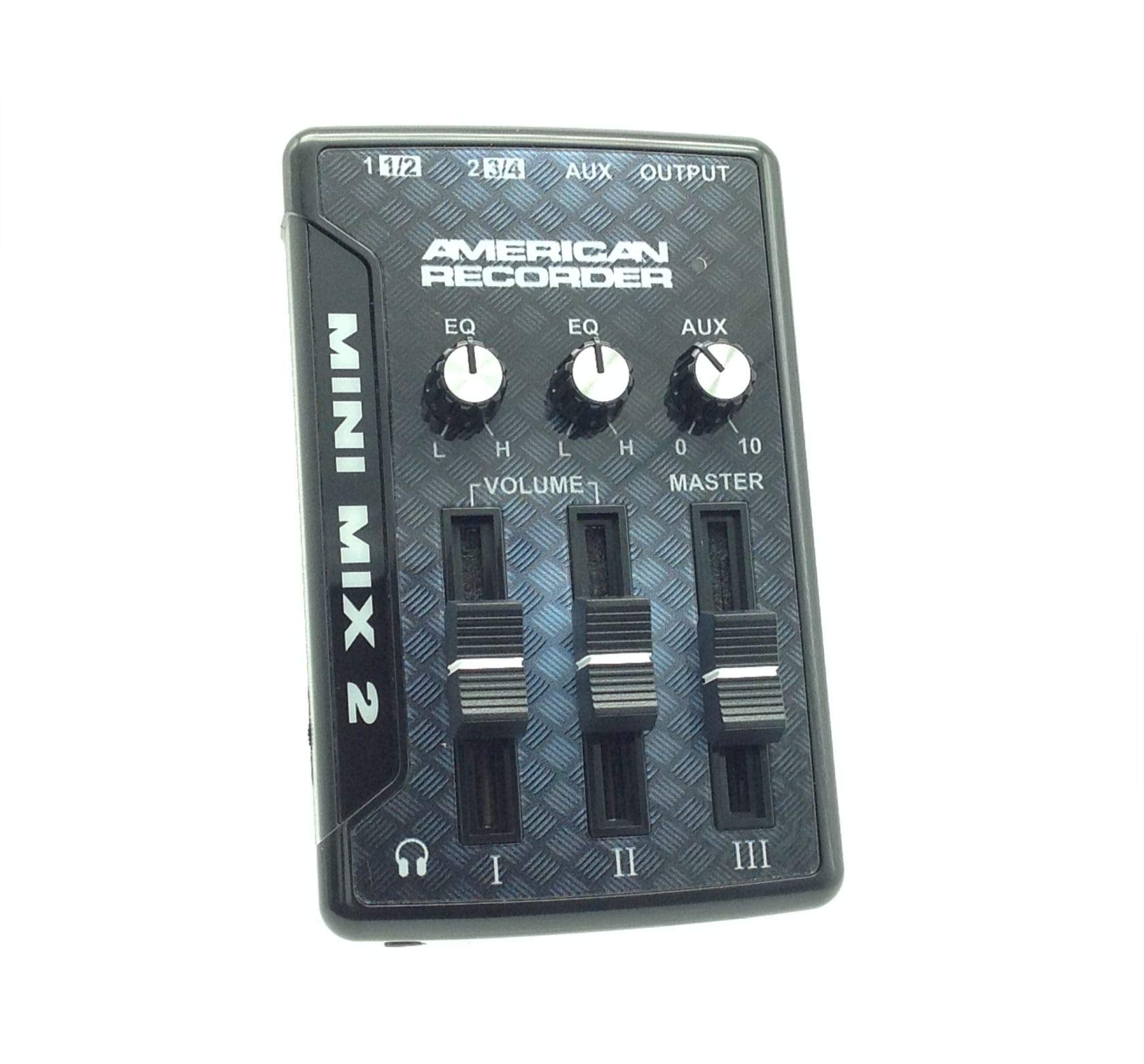 Mini Mix 2 3 Channel In / 2 Out Portable Mini Audio Mixer With Usb Interface