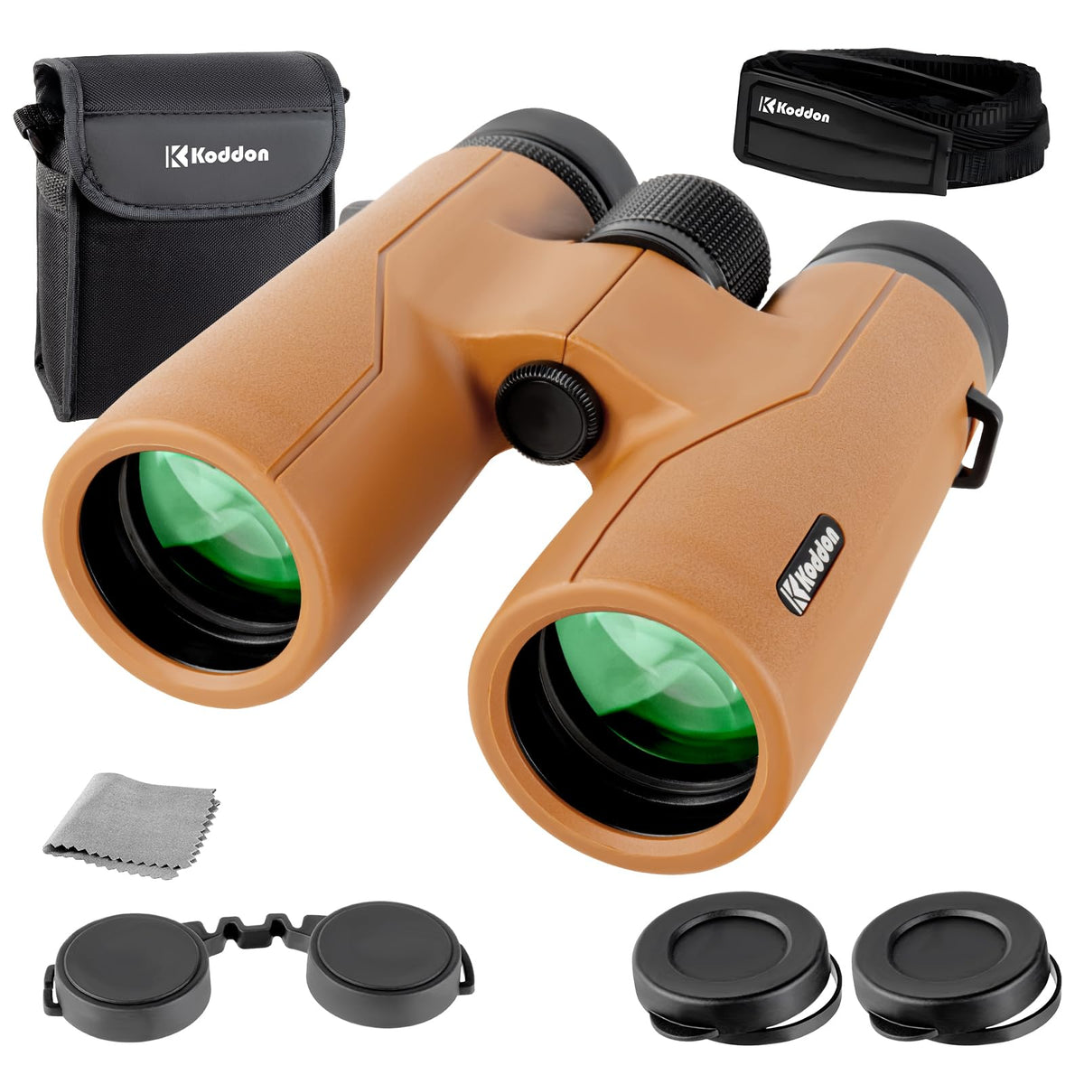 Koddon Binoculars For Adults High Powered, 12X42 Binoculars For Bird Watching, Easy Focus Binoculars With Low Light Vision For C