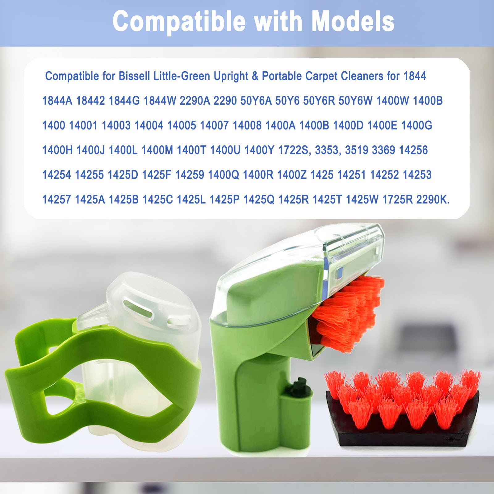 1400B Little Green 3'' Tough Stain Brush Tool For Bissell Little Green Upright &Portable Carpet Cleaners For 1400B 3860 1425 140