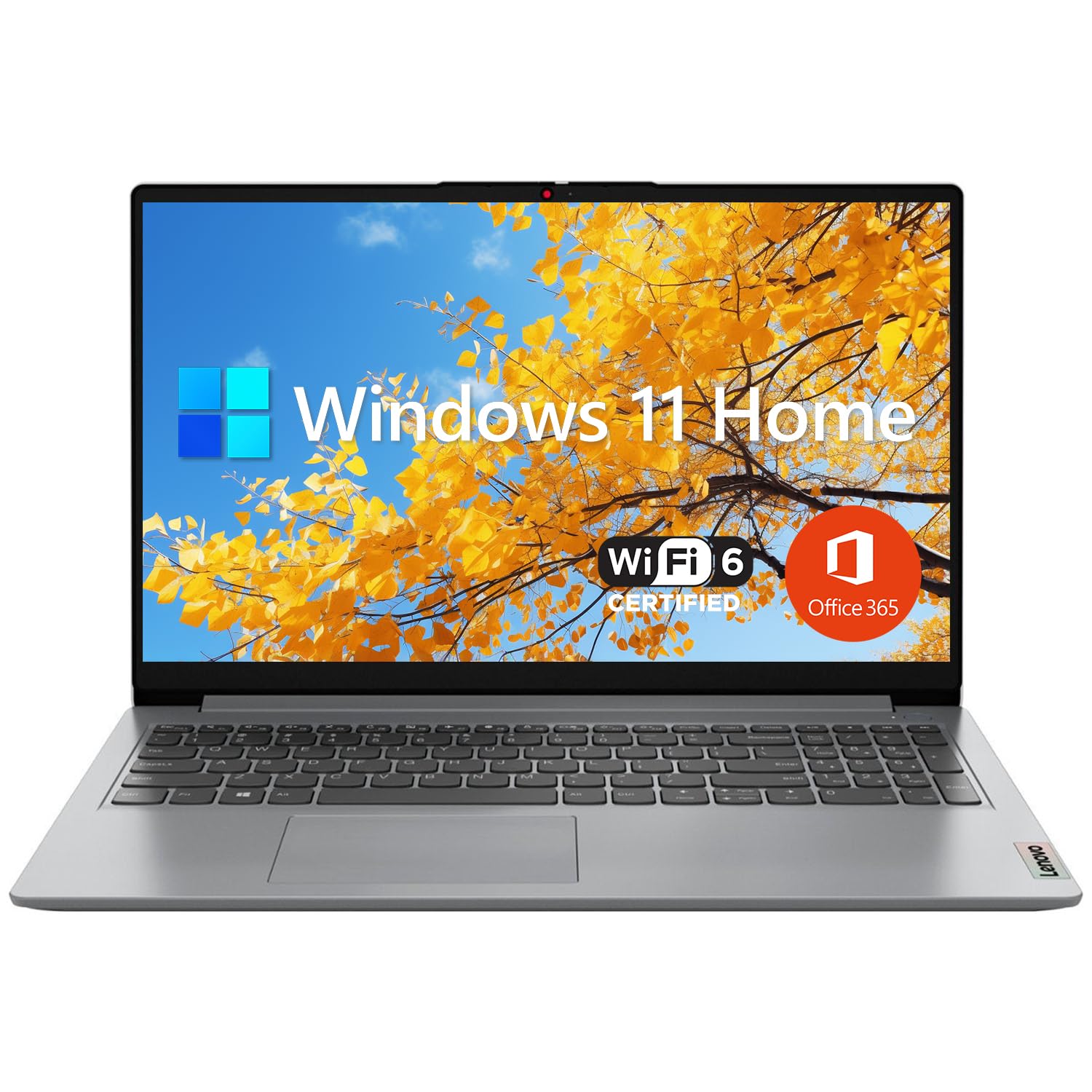 Lenovo IdeaPad 1 Student Laptop, 15.6 FHD Display, Intel Dual Core Processor, 36GB RAM, 1TB SSD + 128GB eMMC, 1 Year Office 365,