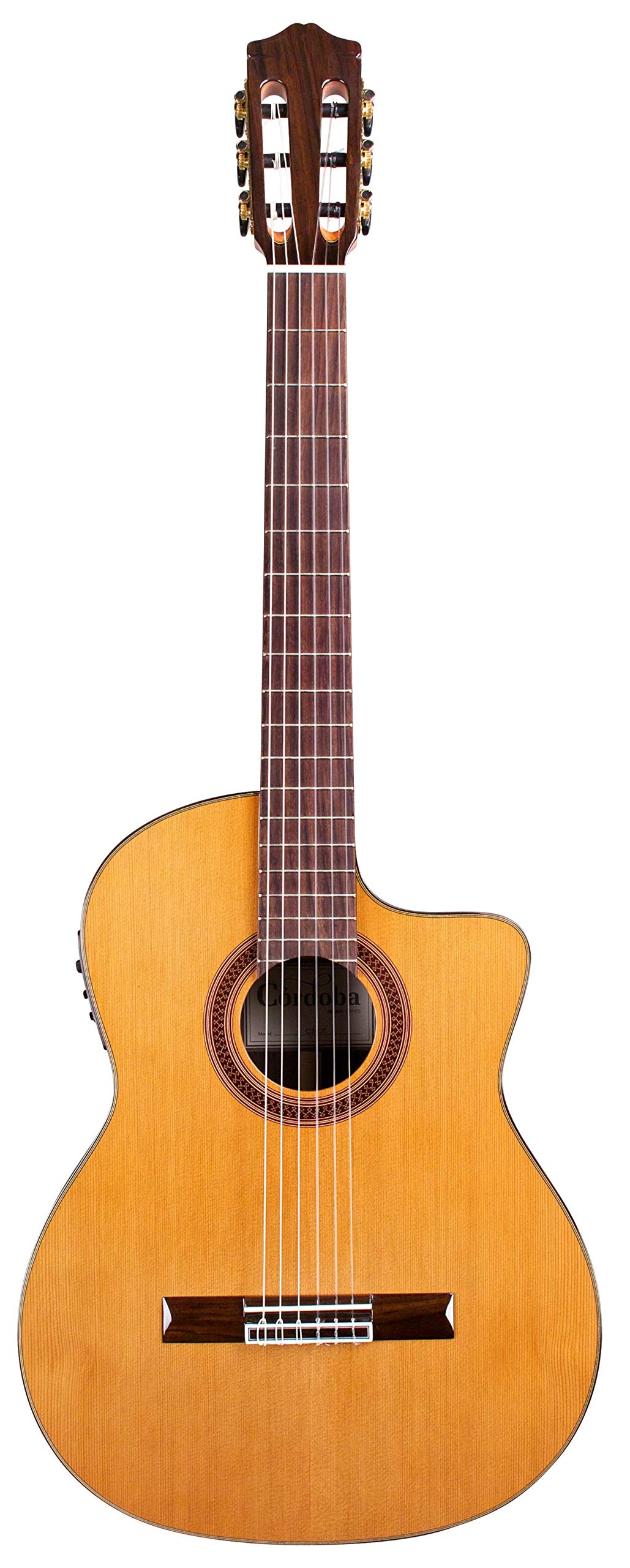 Cordoba C7-Ce Cutaway Classical Acoustic-Electric Nylon String Guitar, Iberia Series