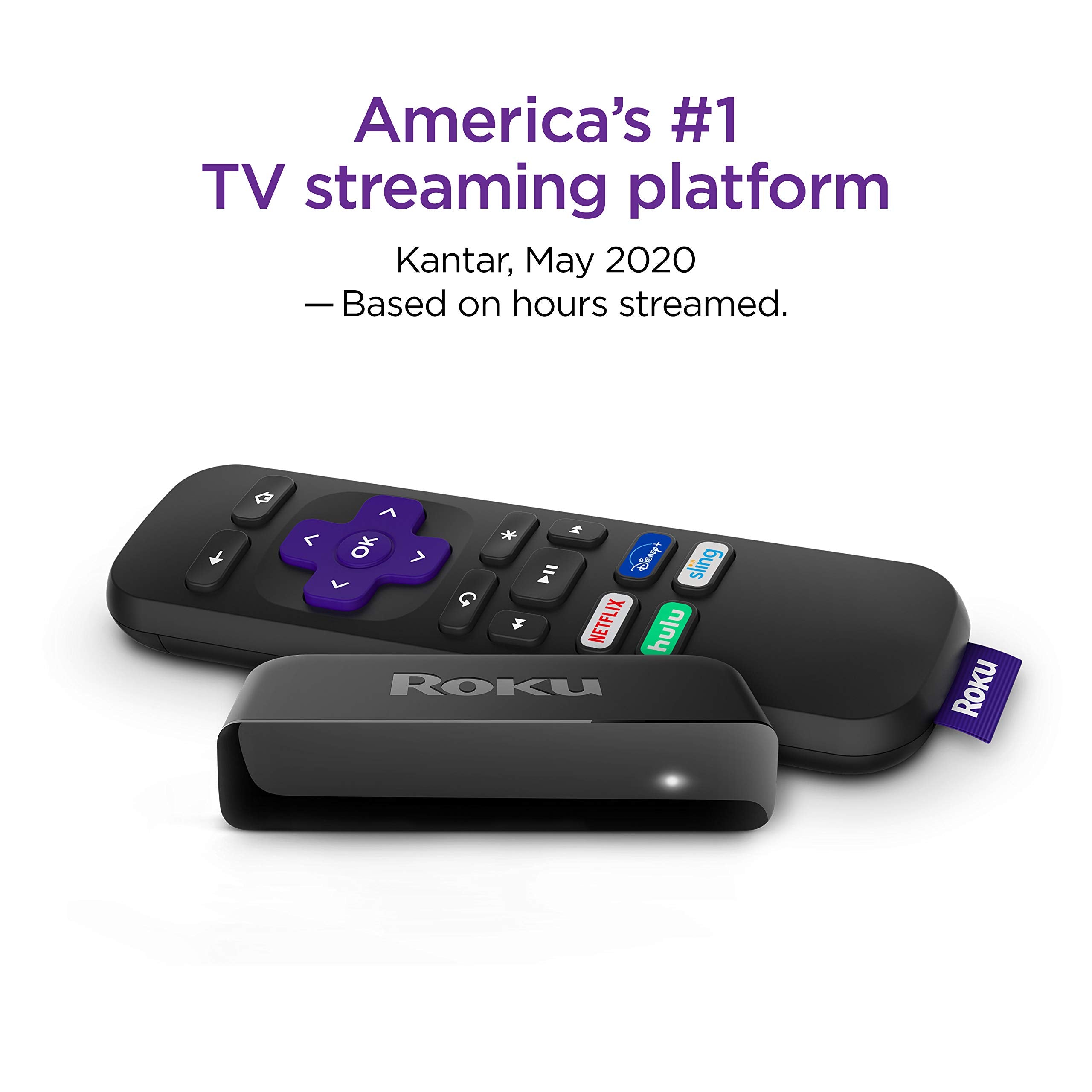 Roku Premiere | Hd/4K/Hdr Streaming Media Player, Simple Remote And Premium Hdmi Cable, Black