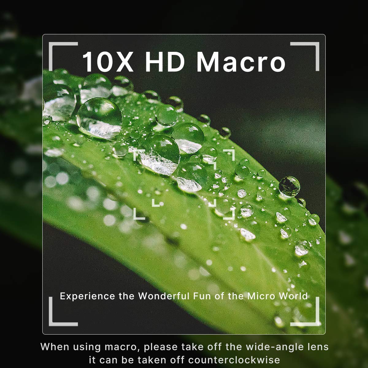 Ulanzi Creative Zv 1 Wide Angle/Macro Additional Lens 52Mm Diameter Compatible With Sony Zv 1 Camera Only, 2 In 1 Extra Lens Attachment With Strong Adhesive Back Adapter Ring Mount, Wl 1