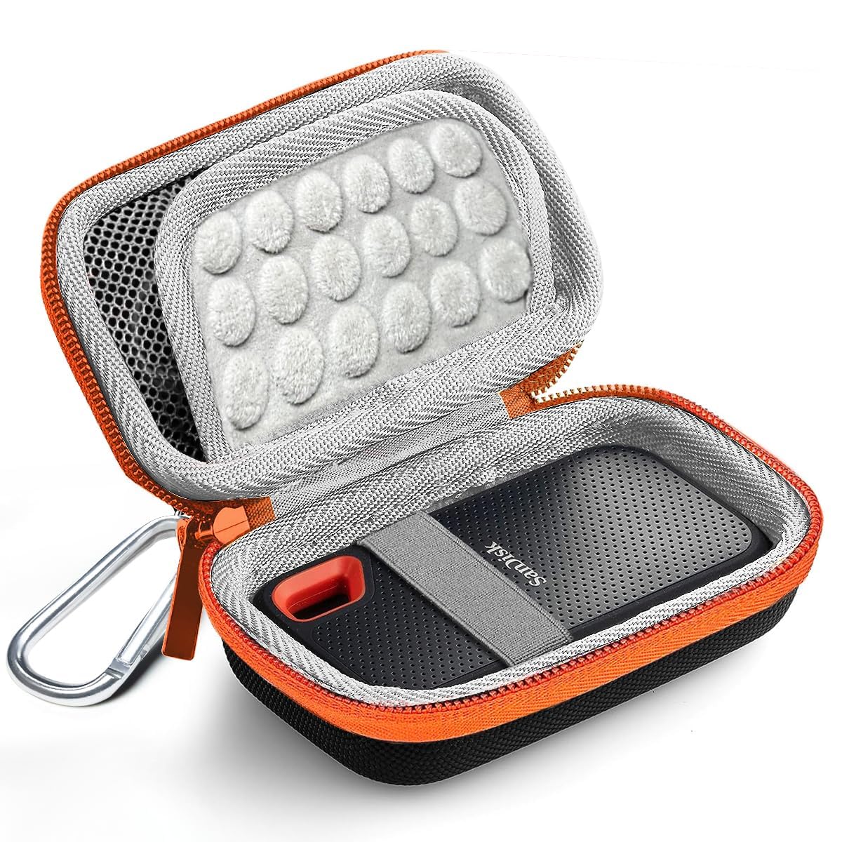 M.G.R.J Portable Carrying Smartwatches Case Cover For Sandisk Extreme Pro/Portable Ssd/Crucial X8 Portable Ssd 500Gb 1Tb 2Tb 4Tb