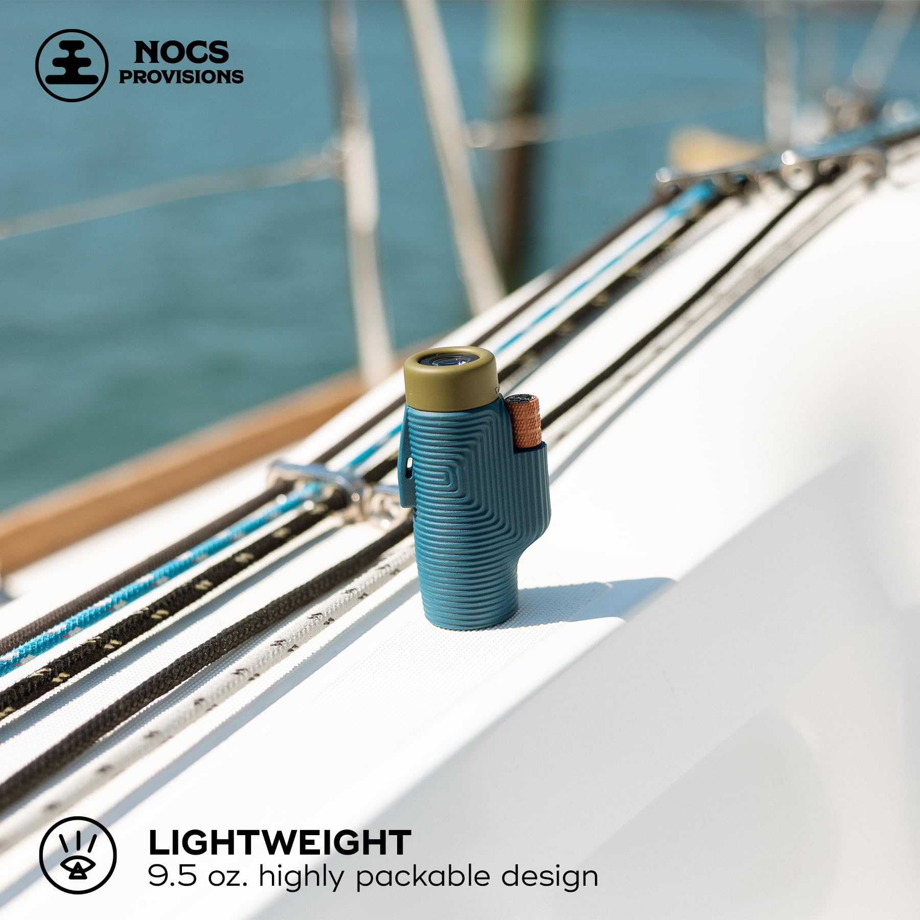 Nocs Provisions Zoom Tube 8X32 Monocular, 8X Magnification Telescope, Bak4 Prism, Wide Field Of View For Bird Watching, Backpack