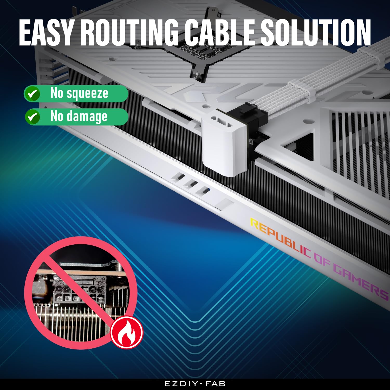 Ezdiy Fab 12Vhpwr 12+4 Pin Angle Connector Power Adapter For Rtx40' Series Graphics Card, Supports 600W Output, Comptatible To R