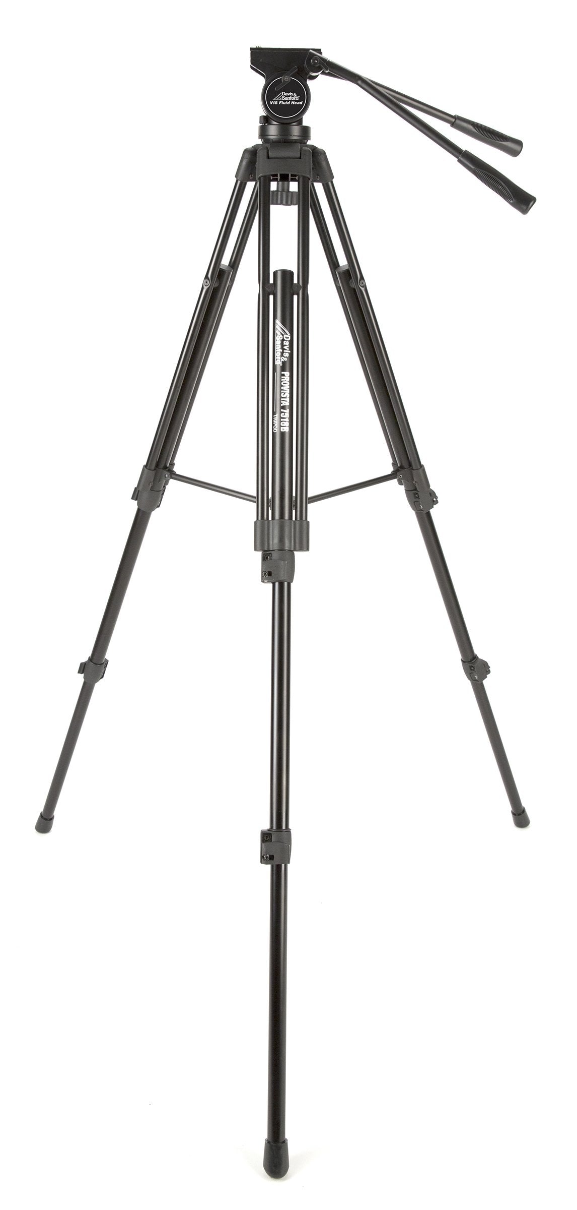 Davis & Sanford Provista7518B Pro Video Tripod With V18 Fluid Head, Black
