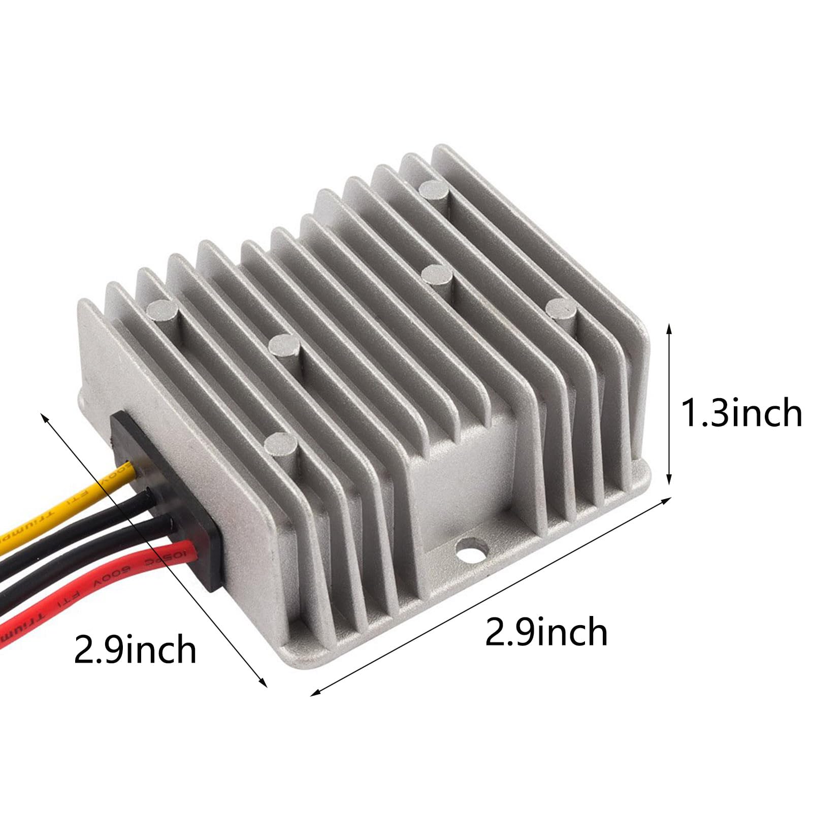 Top Vigor Voltage Converter Dc/Dc 12V To 19V 6A 114W Converter Step Up, Waterproof Ip68 Boost Converter Regulator Transformer