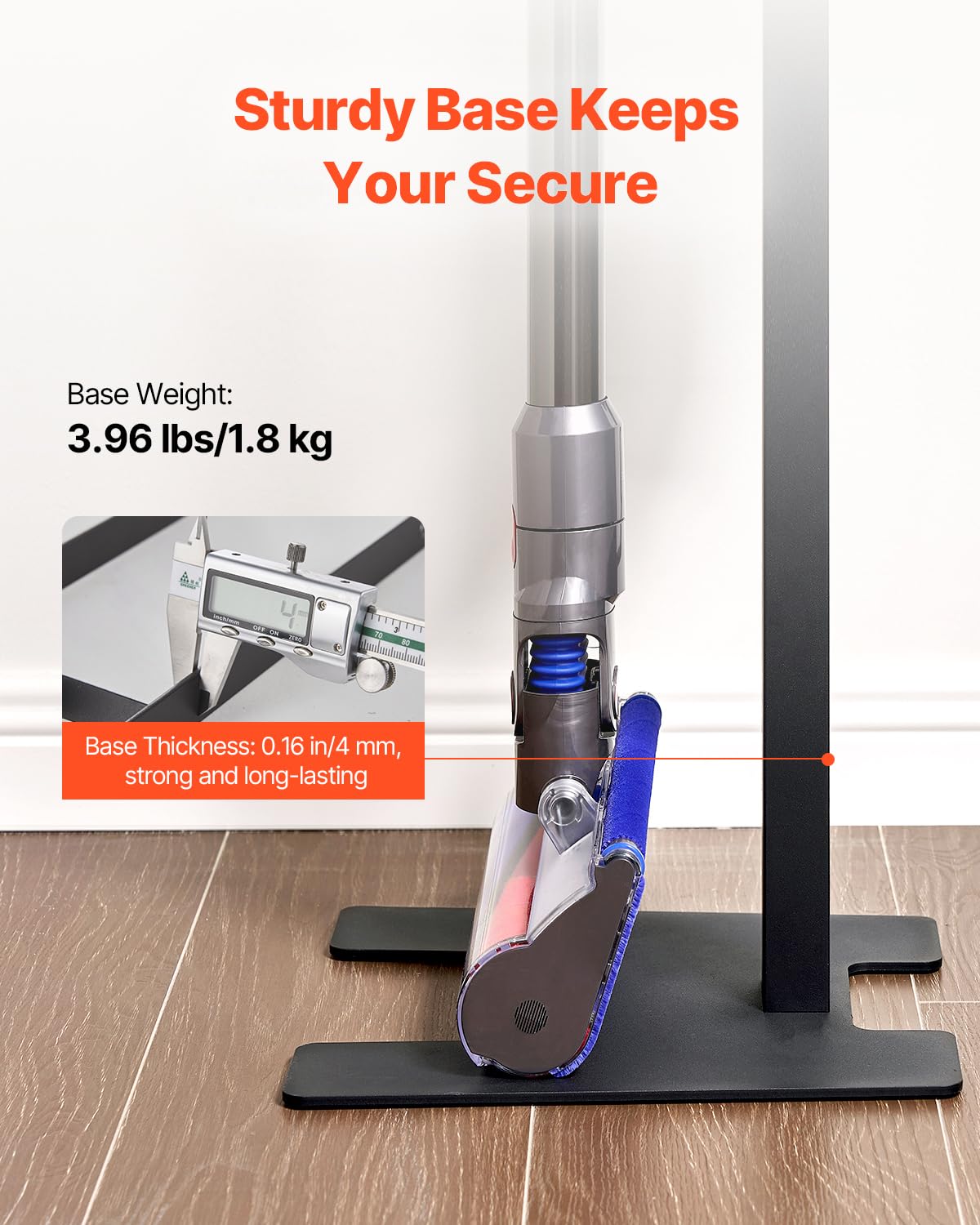 Vevor Vacuum Stand, Compatible With V6 V7 V8 V10 V11 V15, Stable Vacuum Stand Holder With 6 Hooks For Dc30 Dc31 Dc34 Dc35 Dc58 D