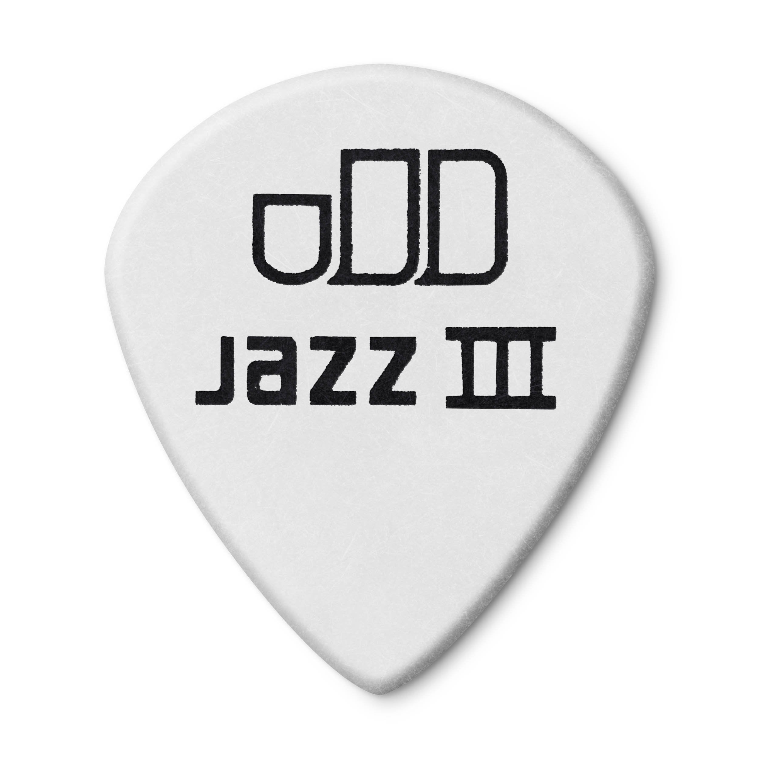 Dunlop 478P1.5 Tortex White Jazz Iii, 1.5Mm, 12/Player'S Pack