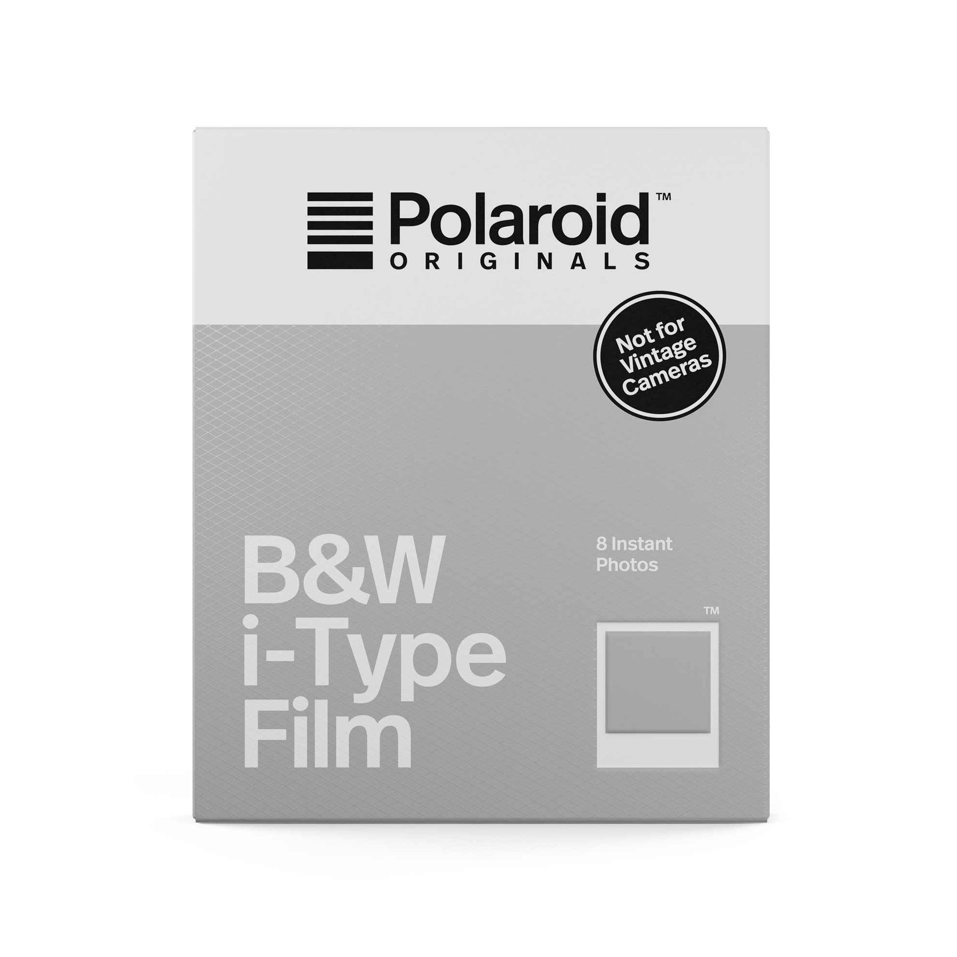 Polaroid Originals Instant Film Black & White Film For I Type, White (4669),8X10''