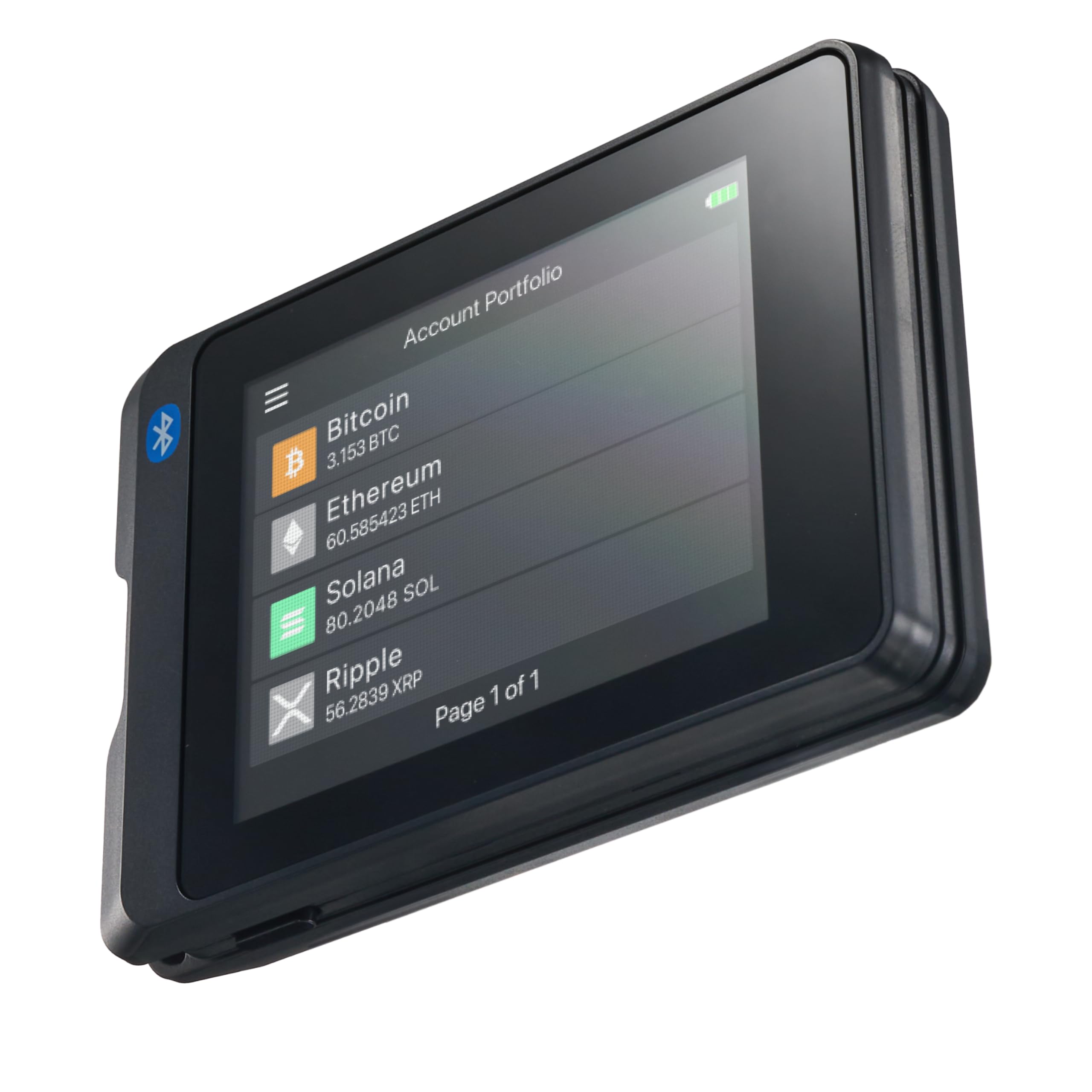 SecuX W20 Crypto Wallet with Intuitive Touchscreen, Hardware Wallet with Bluetooth, Easy to Manage Bitcoin, Ethereum, NFTs, Toke