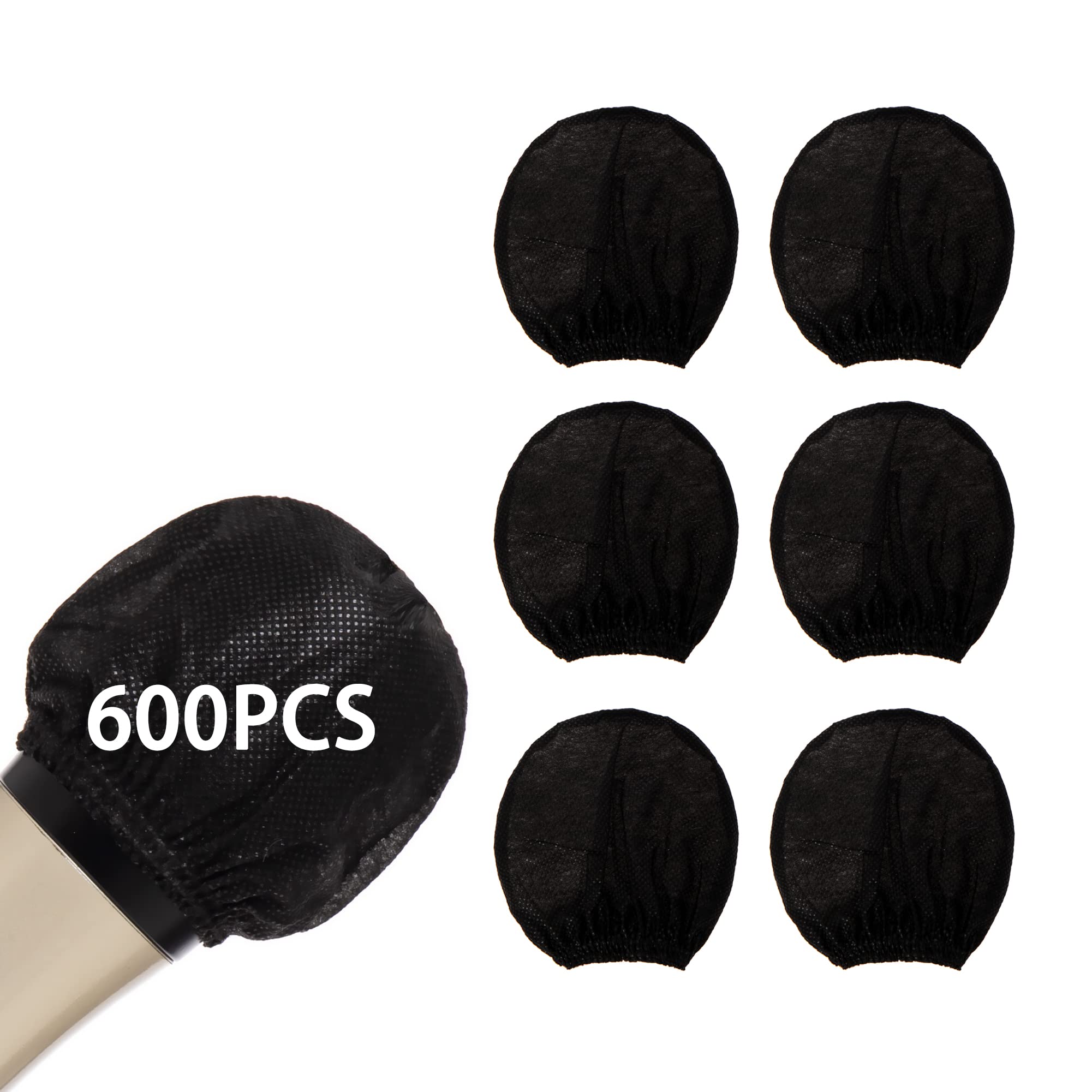 Zettokete Microphone Cover Pop Filter 600 Pcs,Disposable Mic Cover With Individual Packing,Suit For Most Handheld Microphone,Goo