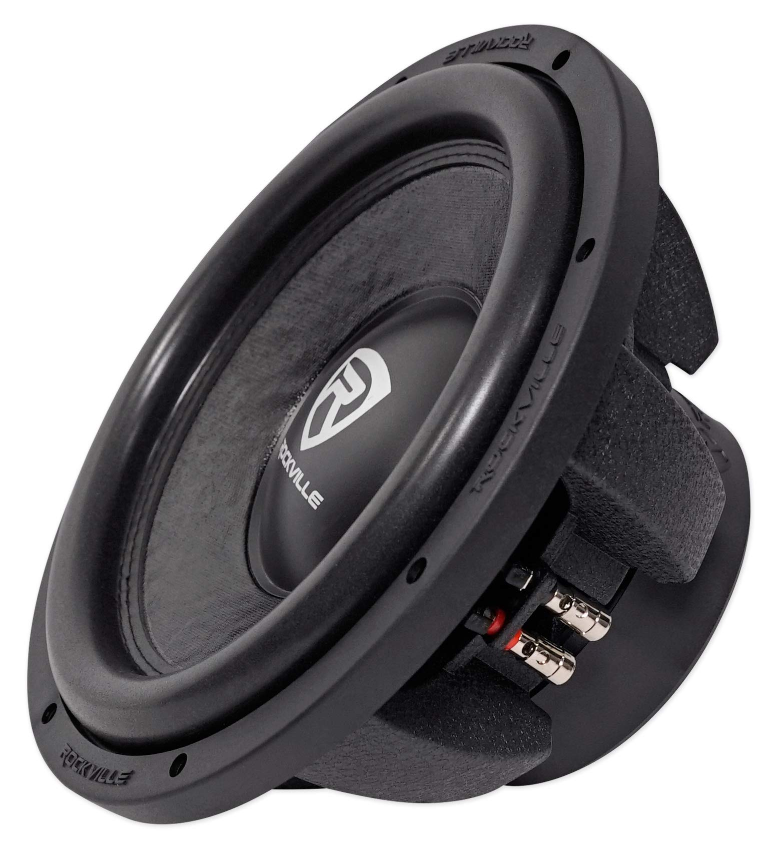 Rockville W12K6D2 V2 12'' 2400W Peak Car Audio Subwoofer Dual 2 Ohm Sub 600W Rms Cea Rated, Black