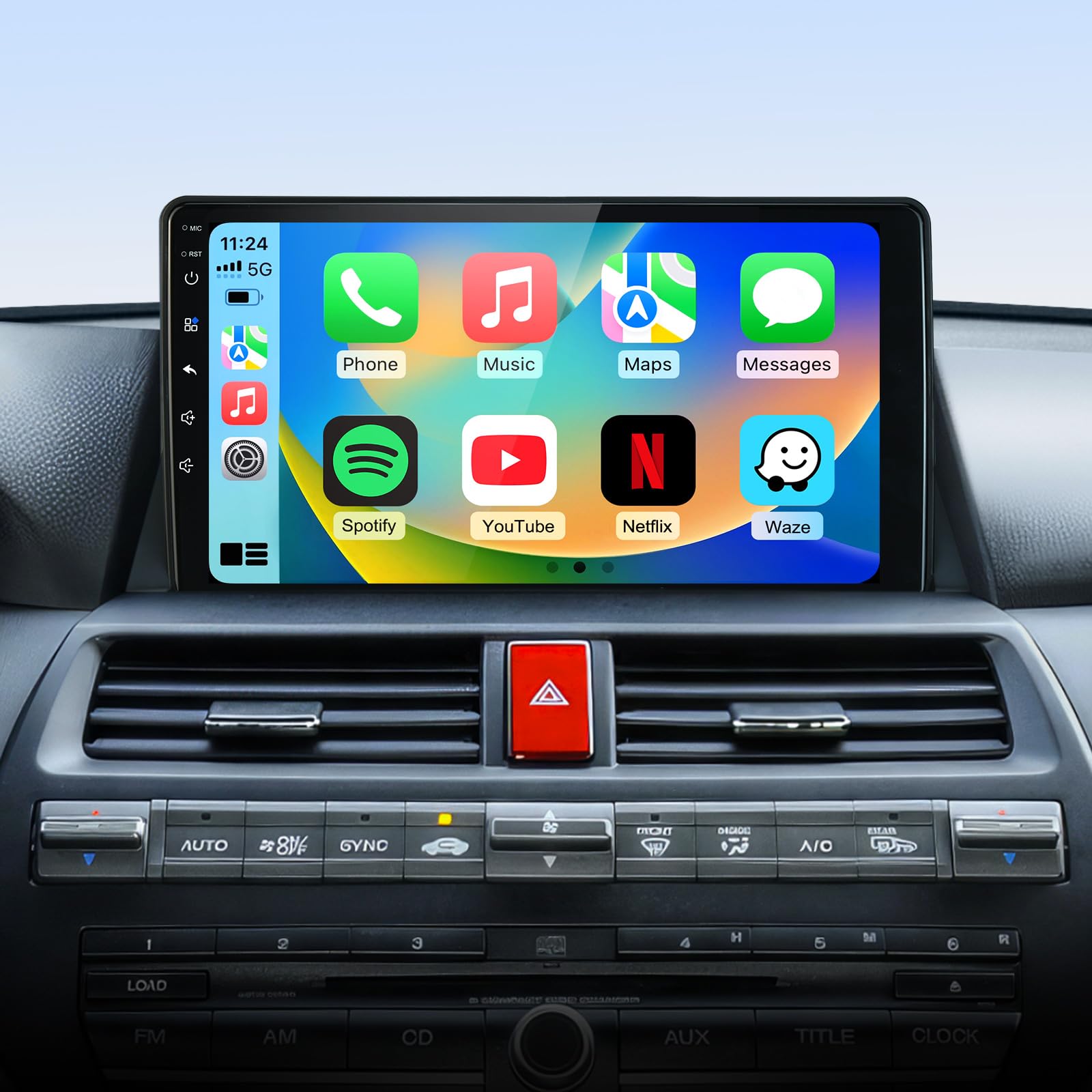 5G Wifi Car Radio Stereo For Honda Accord 2008 2009 2010 2011 2012 2013 Upgrade 2G+64G 10.2 Inch Ips Hd Touch Screen Car Radio W