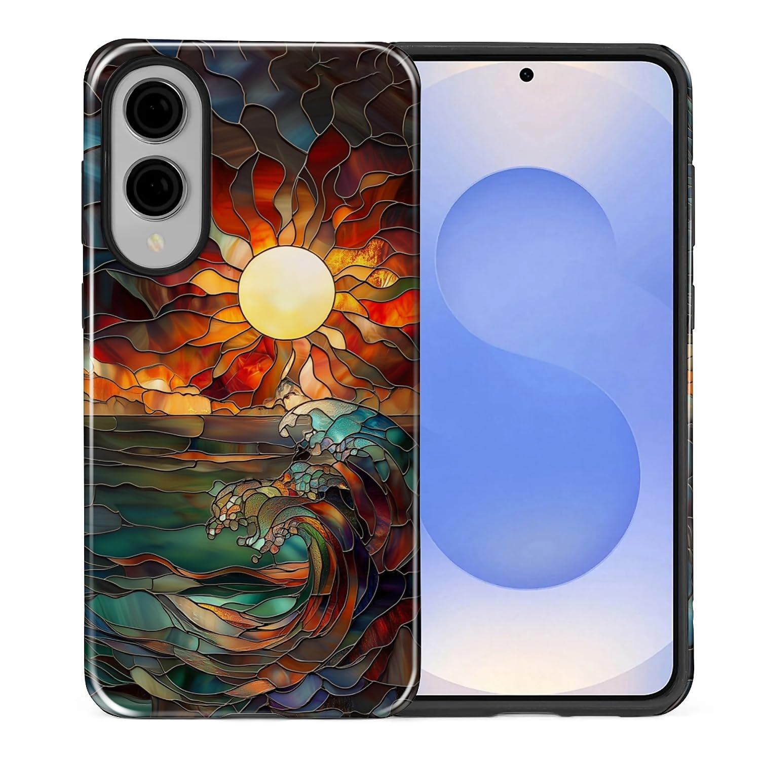 Flivro Case for Samsung Galaxy S25 Edge, 2 in 1 PC Hard Shell & Silicone Inner Bumper, AntiScratch Fullbody Cover Shockproof Sli