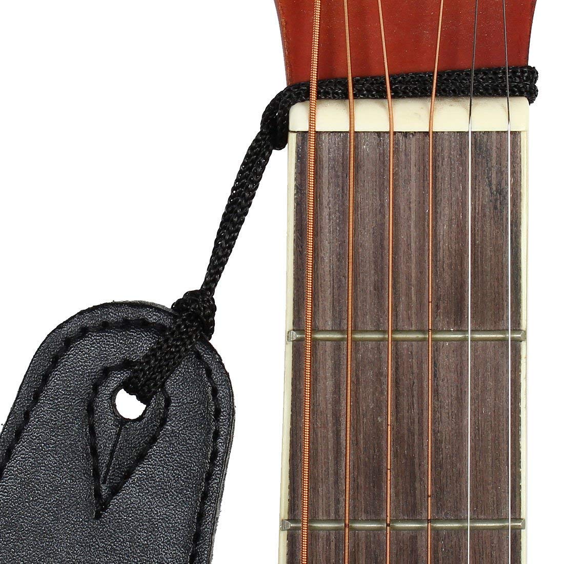 Ubersweet P&P Authorized Faux Leather End Style Adjustable Guitar Shoulder Strap Bass Belt
