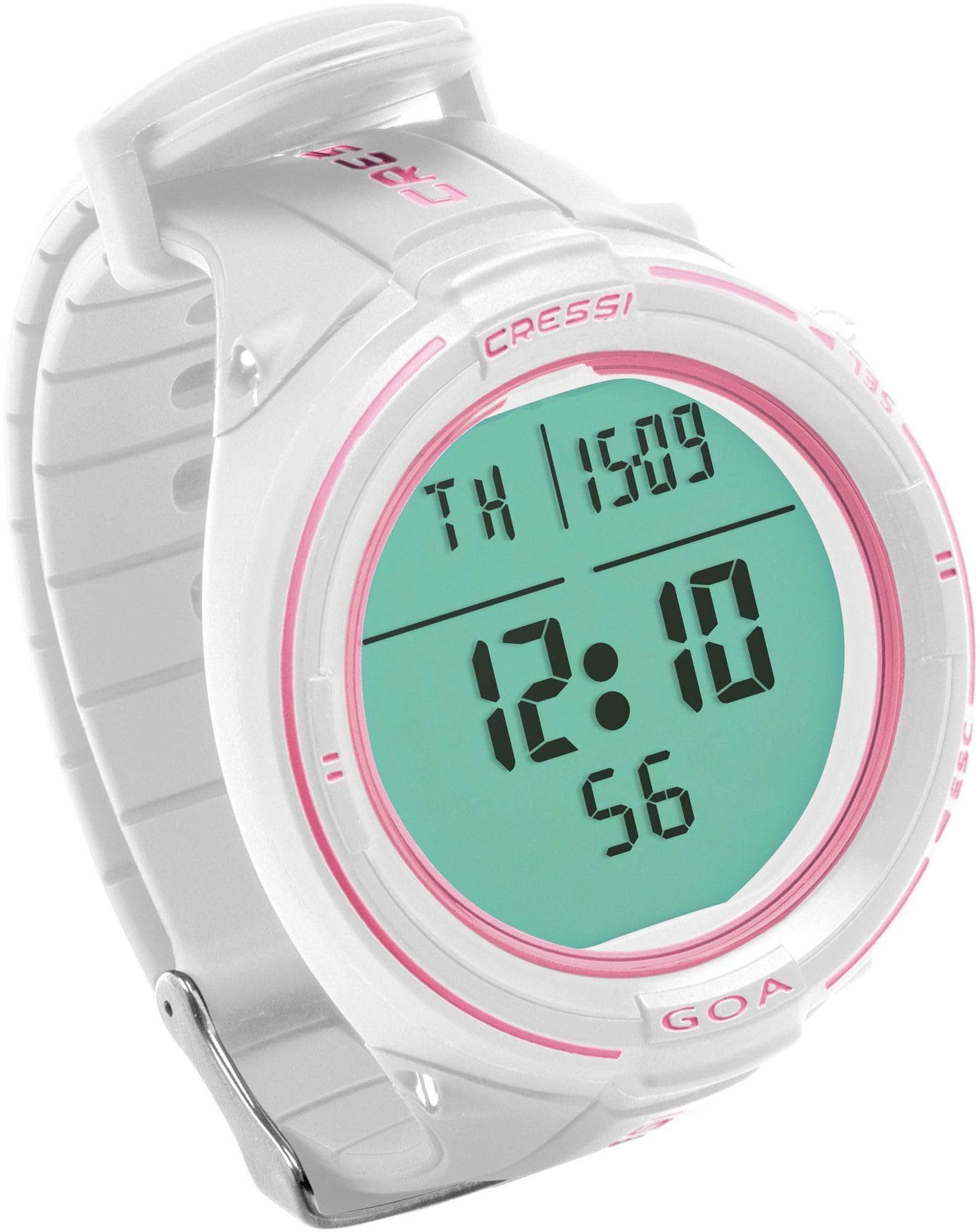Cressi Goa Scuba Diving Computer, White/Pink