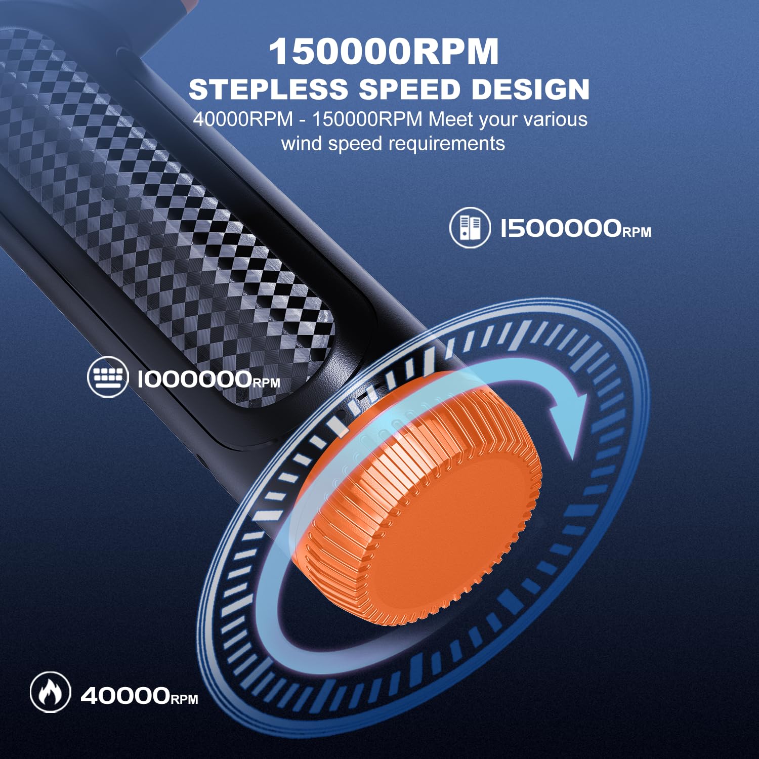 Dowylik Compressed Air Duster, 150000Rpm Stepless Speed Electric Air Duster Mini Air Duster Keyboard Cleaner, Rechargeable Good