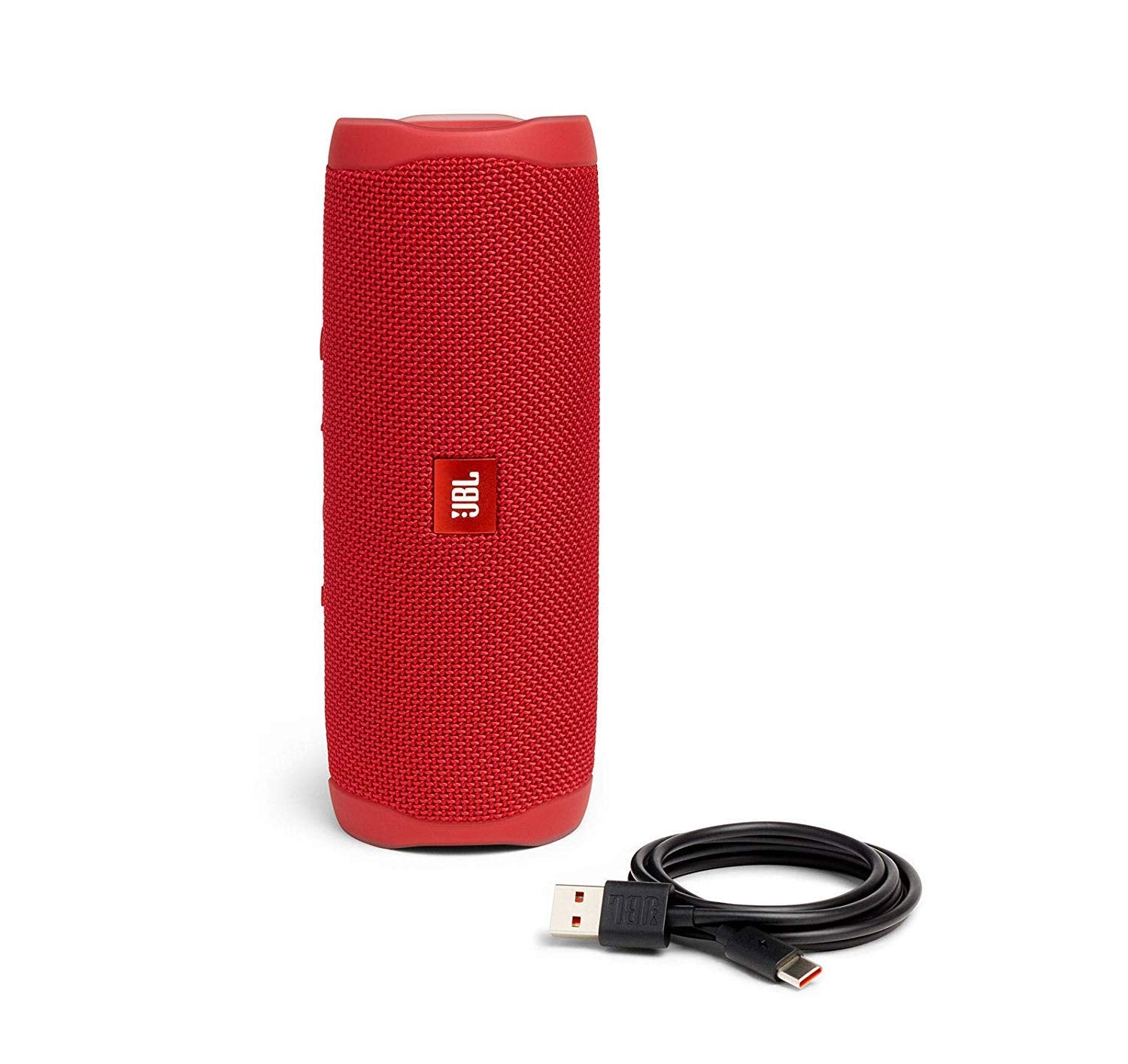 Jbl Flip 5 Waterproof Portable Wireless Bluetooth Speaker Bundle - (Pair) Red