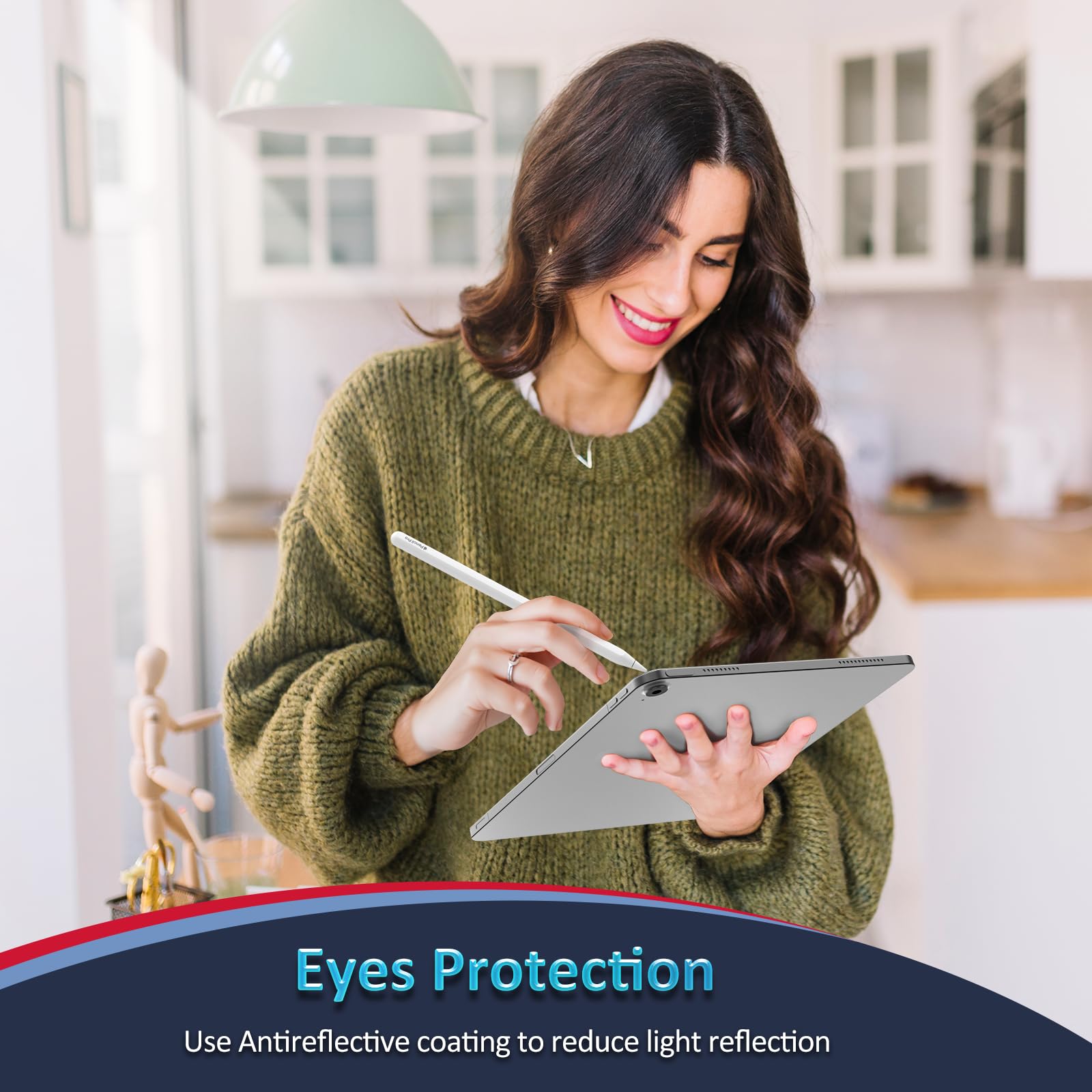 Ambison [2 Pack Tempered Papered Glass Screen Protector For Ipad Air 11 M2 2024&Ipad 10Th Generation 10.9Inch 2022, Smooth/Anti Glare,/9H Tempered Glass Film With Alignment Frame/Writing As Paper With Matte Glass Surface