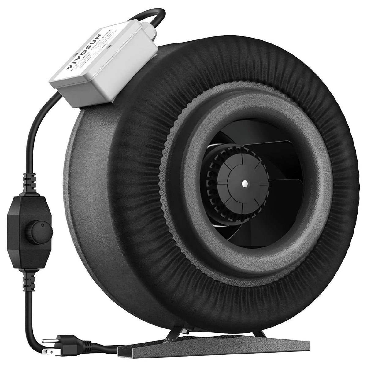 Vivosun Z8 8 Inch Inline Duct Fan, 740 Cfm Ventilation Fan With Variable Speed Controller For Grow Tent, Indoor Garden Ventilati