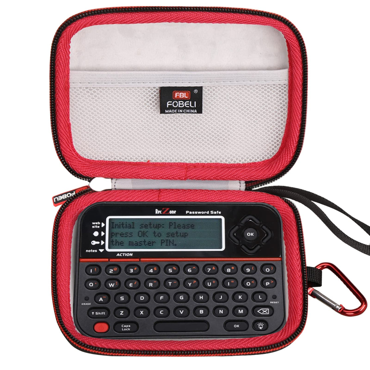 Fblfobeli Eva Hard Carrying Case Compatible With John N. Hansen & Reczone Llc Password Safe Device, Portable Travel Protective Storage Bag (Case Only)