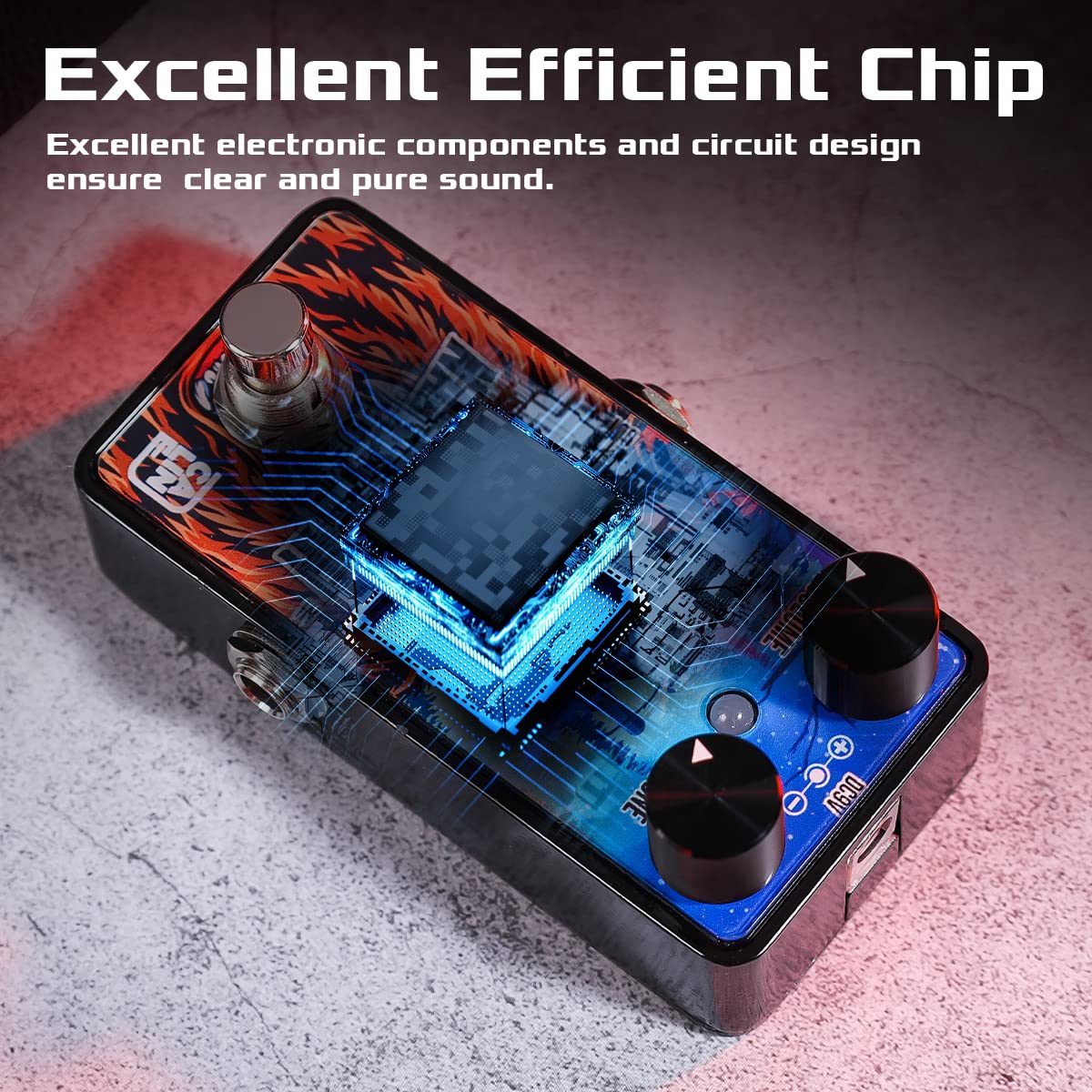 Caline G014 Guitar Fuzz Pedal Classic G Series Guitar Mini Fuzz Effect Pedal For Electric Guitar With True Bypass