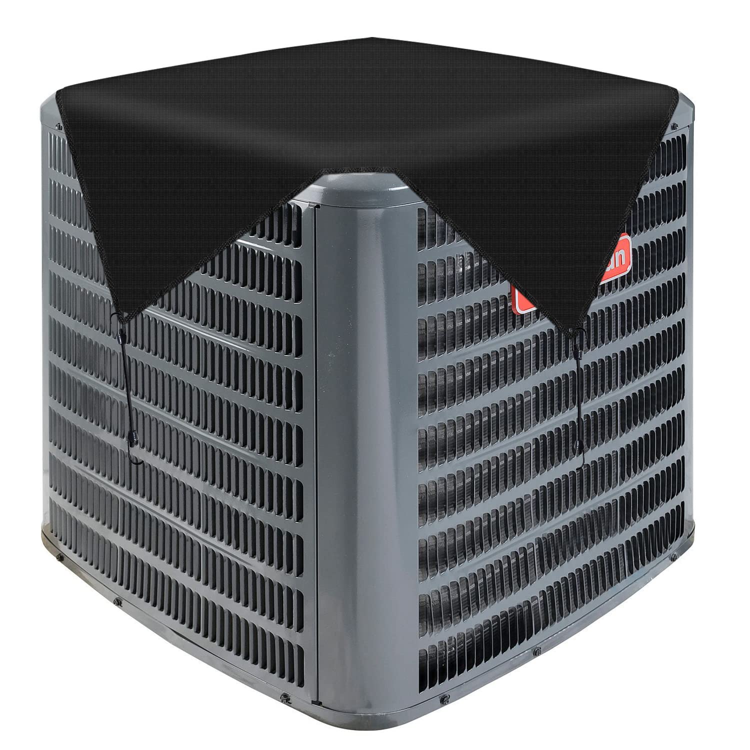 Patio Outdoor Ac Unit Cover Outside For Winter Air Conditioner Compressor Top Cover Keep Debris Leaves Out With Bungee Cords 32'