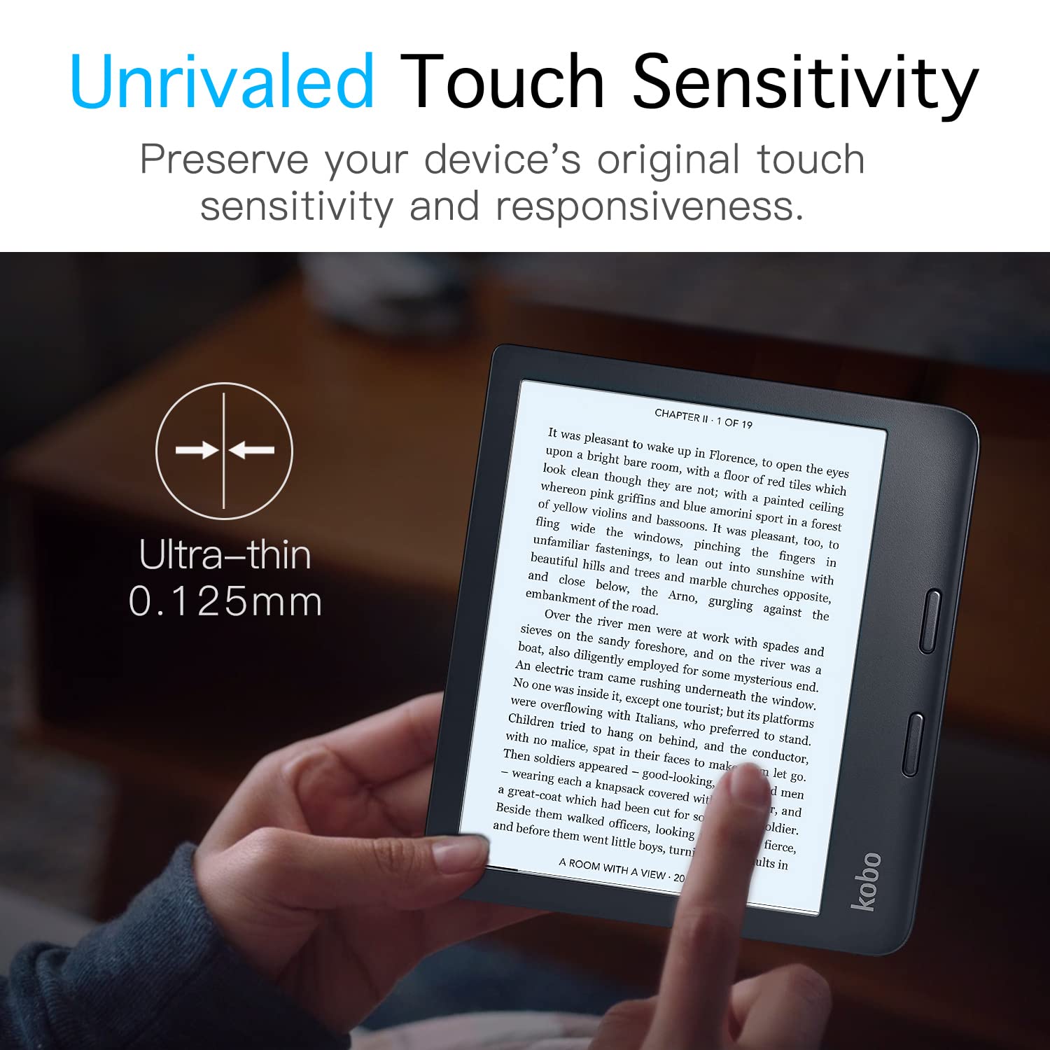 MoKo 2 Pack Matte Screen Protector Fits Kobo Libra Colour 7 Inches 2024/Kobo Libra 2 E Reader 7' 2021, Premium PET Anti Glare Screen Protective Film Screen Protector