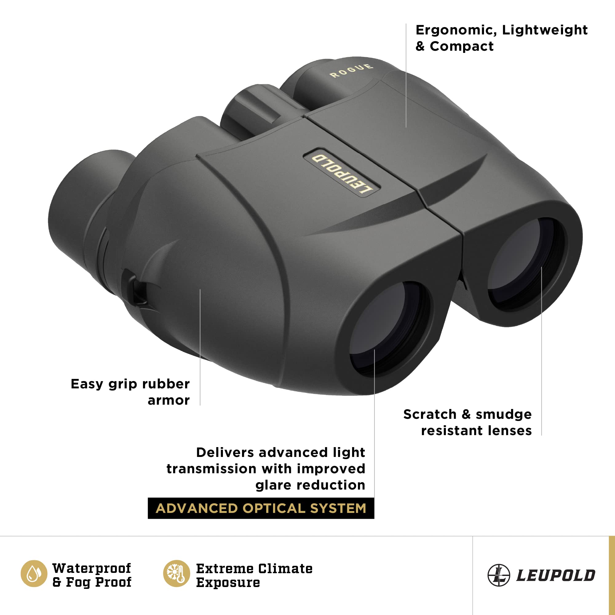 Leupold Bx 1 Rogue Binocular, 8X25Mm