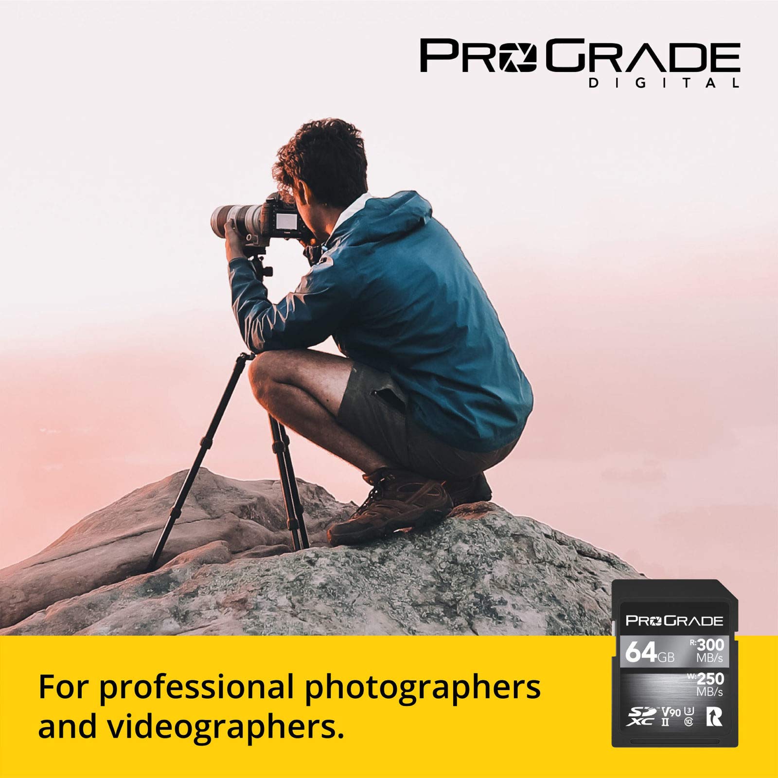 Prograde Digital Sdxc Uhs-Ii V90 300R Memory Card (64Gb)