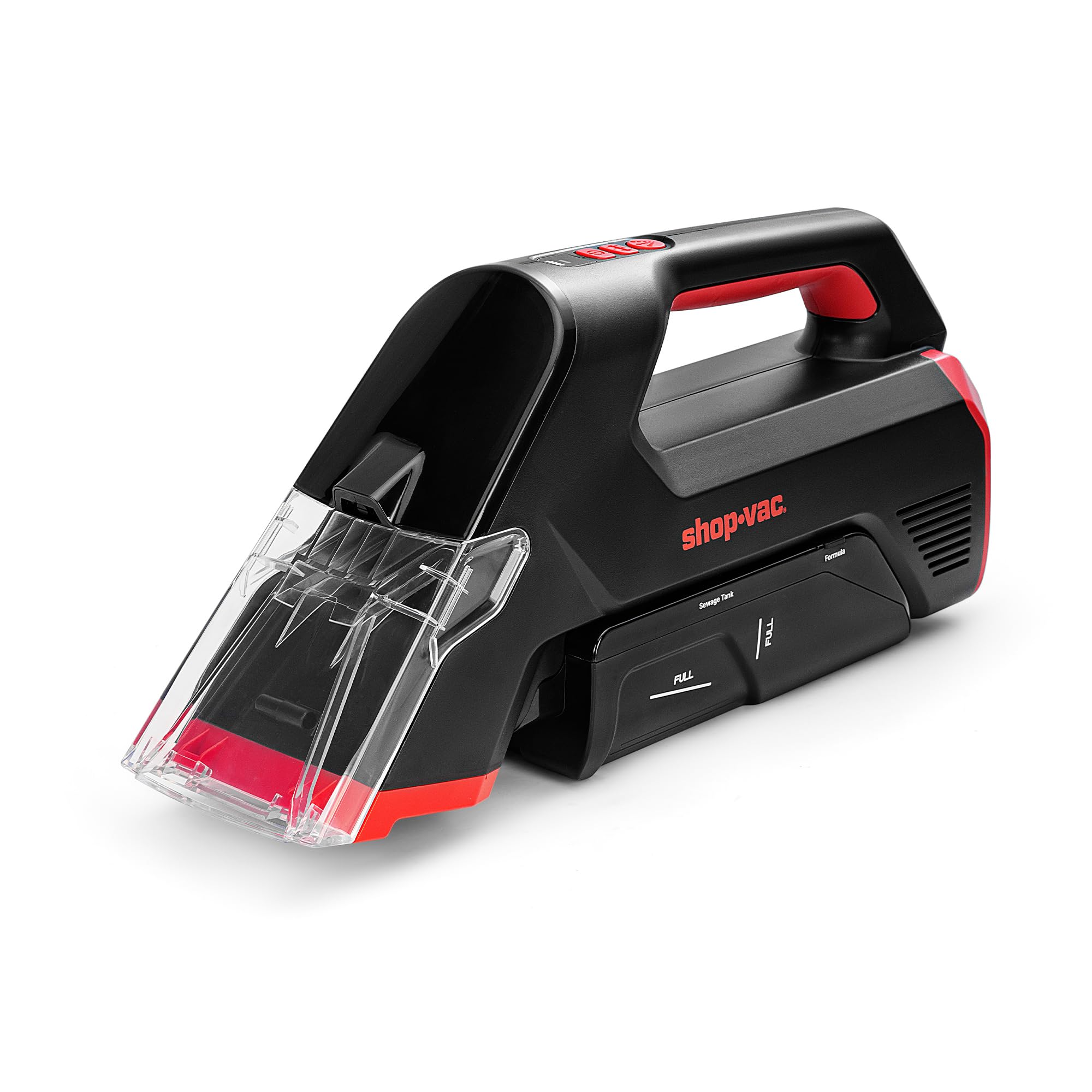 Shop-Vac 3-in-1 Cordless Spot Cleaner, Handheld Upholstery Cleaner with Spray, Rolling Brush and 5.5kPa Suction, 2 Water Tanks, 
