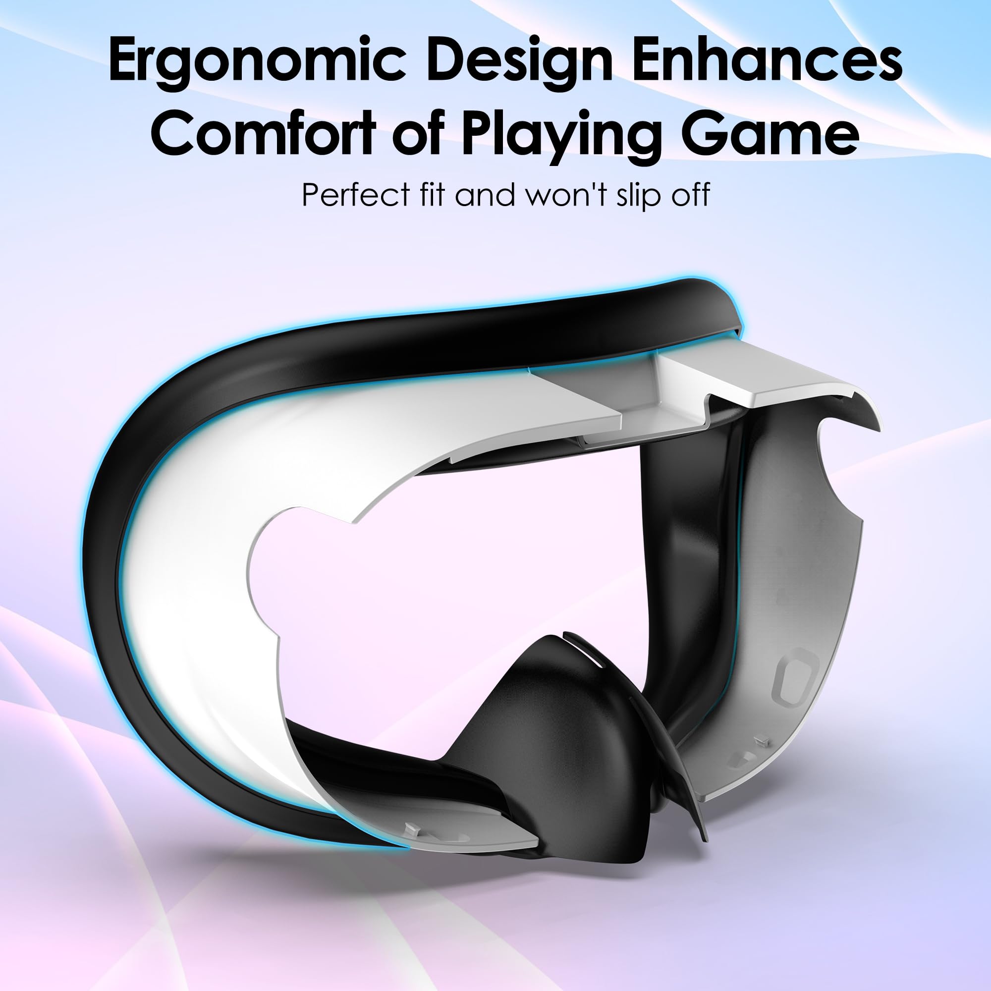 Face Pad For Quest 3   Ikwoleti Face Pad For Oculus/Meta Quest 3 Accessories   Light Blocking Face Cover For Quest 3   Washable