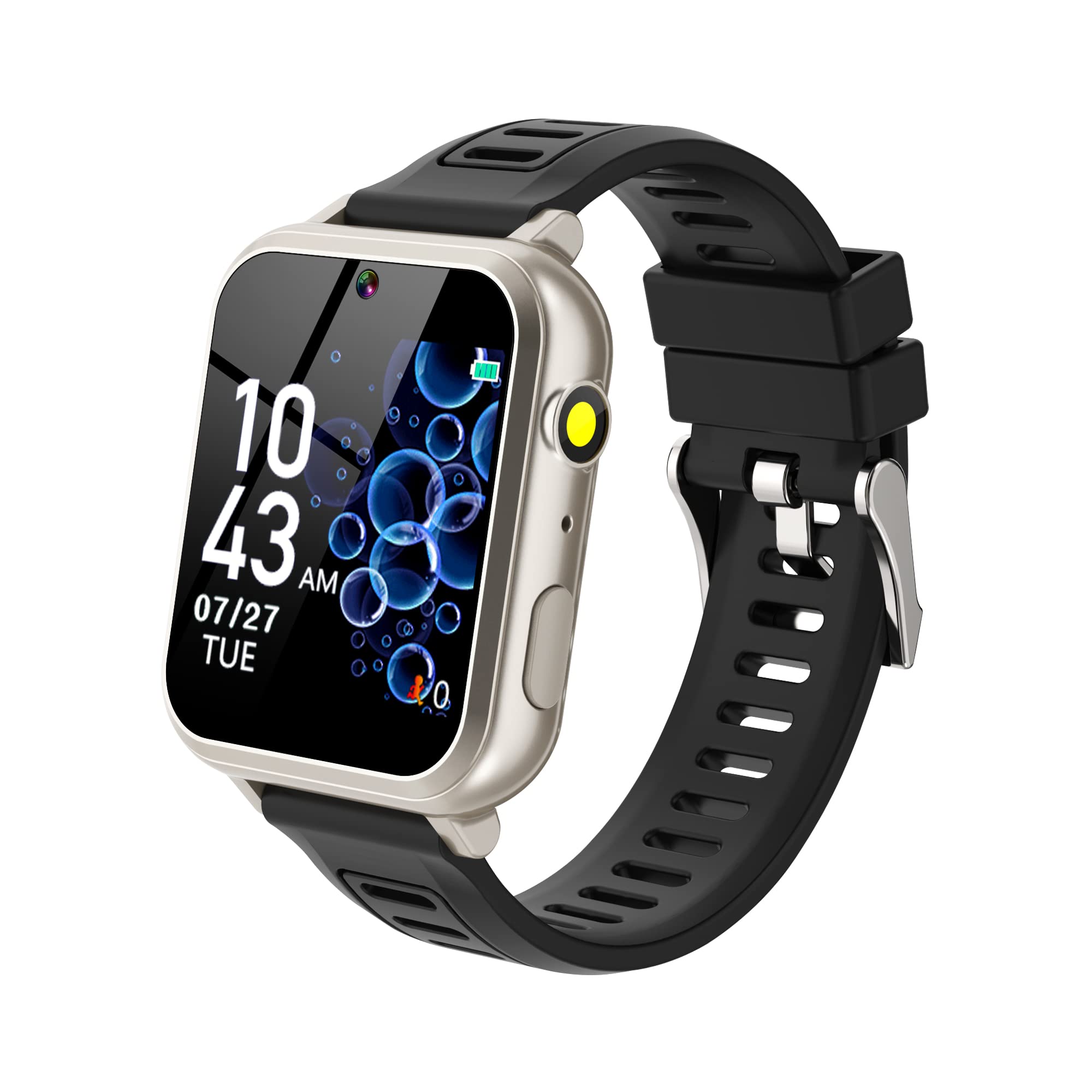 Phyulls Smart Watch For Kids With 24 Puzzle Games Camera Video Recorder Music Alarm Calculator Calendar Flashlight Pedometer Bir