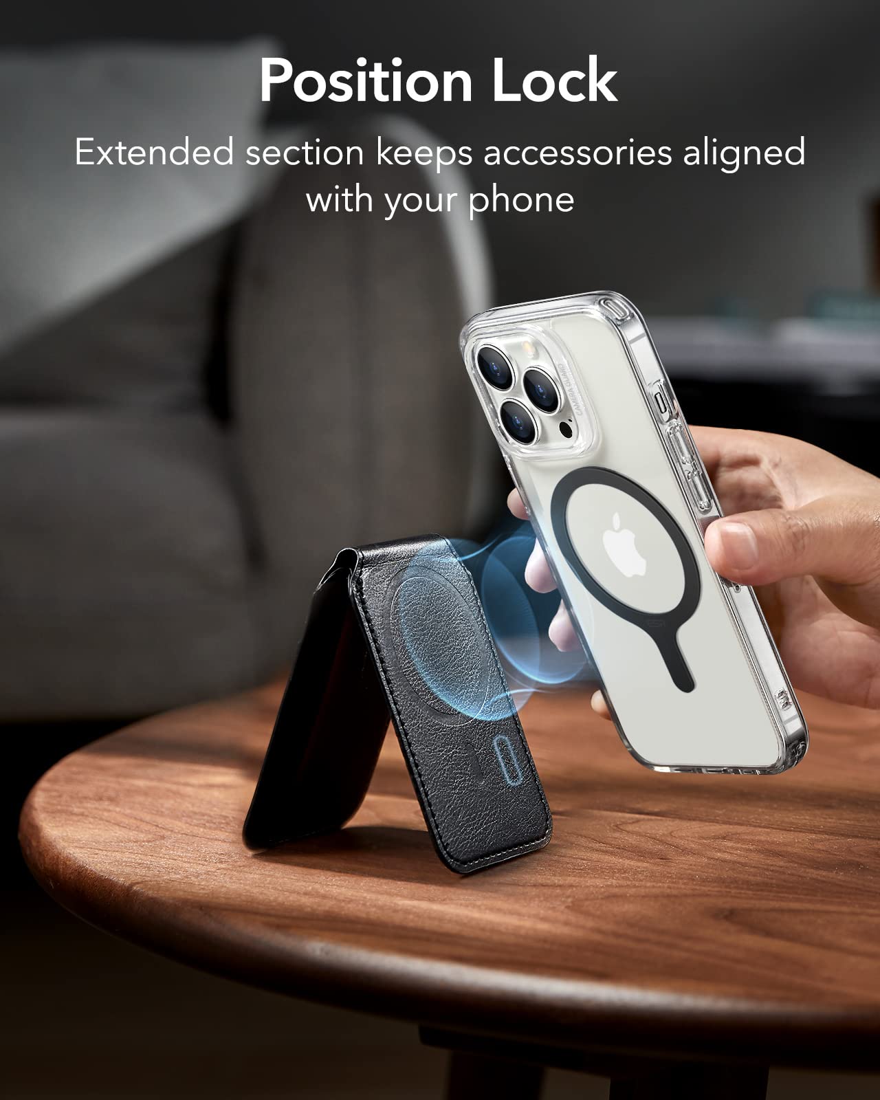 Esr For Magsafe Sticker 360, Magsafe Ring Magnet, 4 Pack Magnetic Ring, Universal Magnetic Wireless Charger Conversion Kit For I